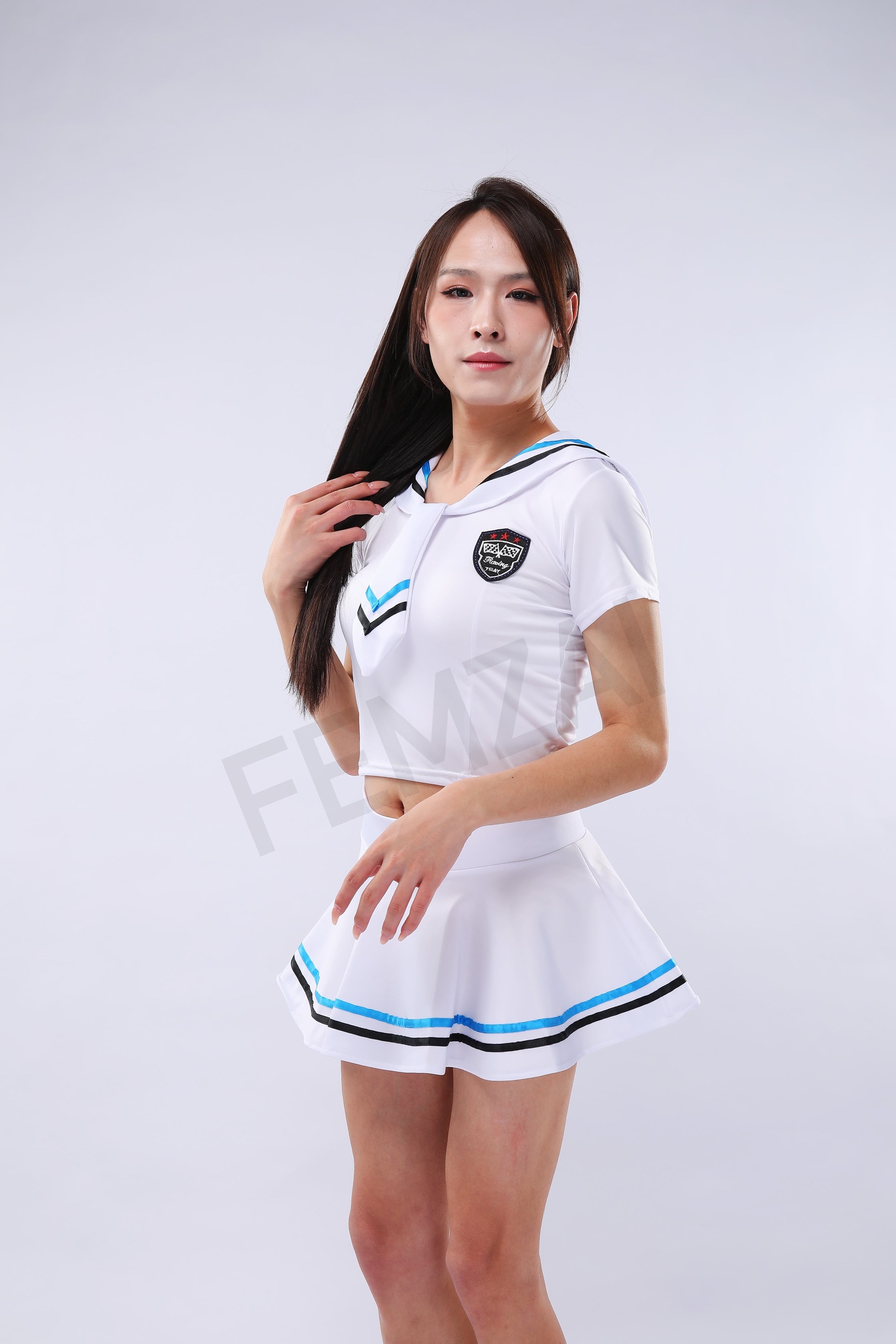 White Sailor Uniform Set