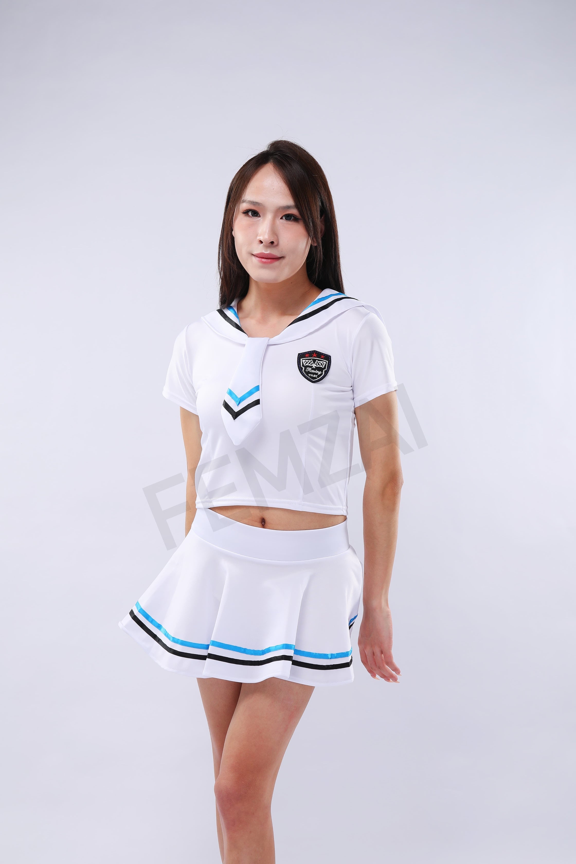 White Sailor Uniform Set