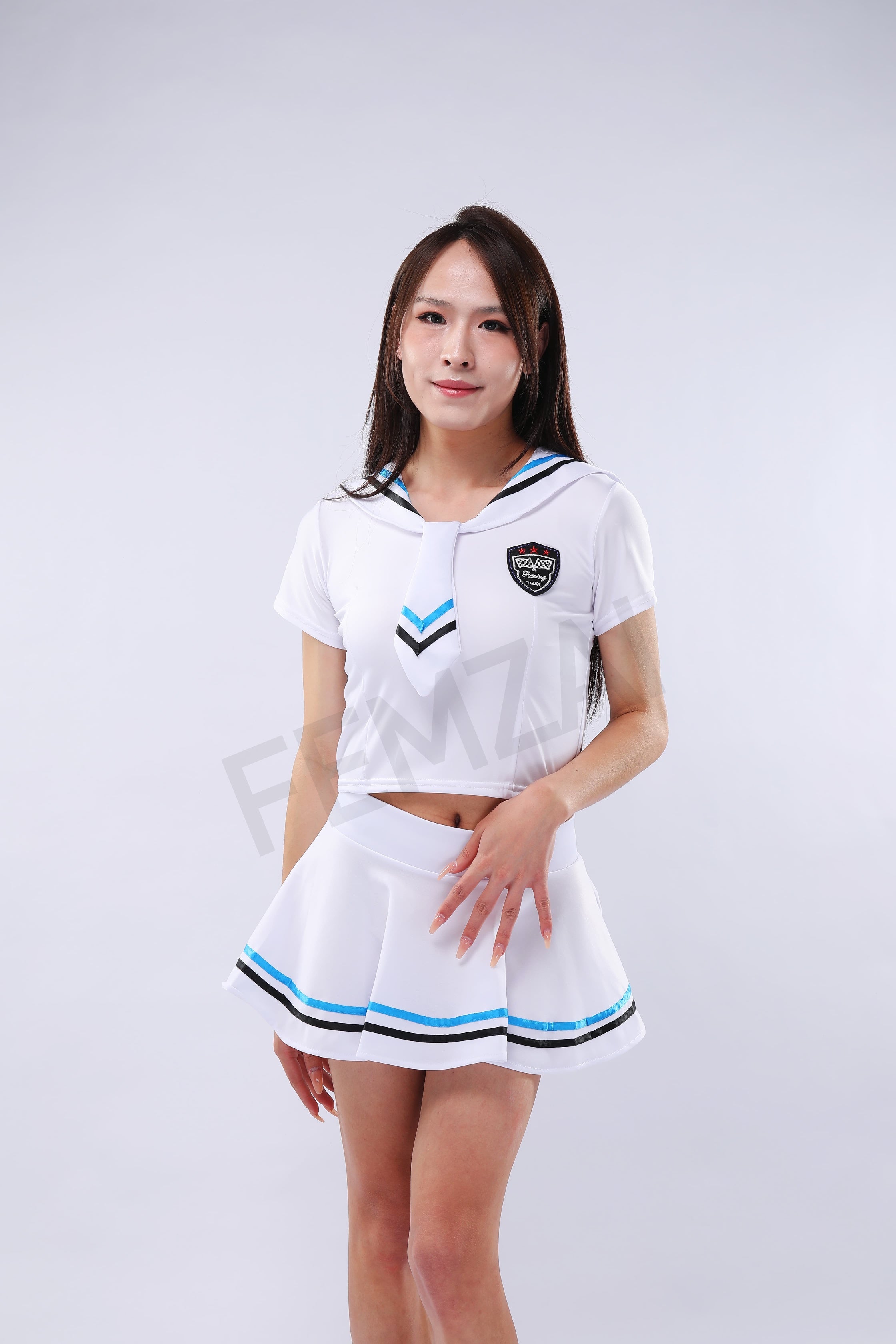 White Sailor Uniform Set