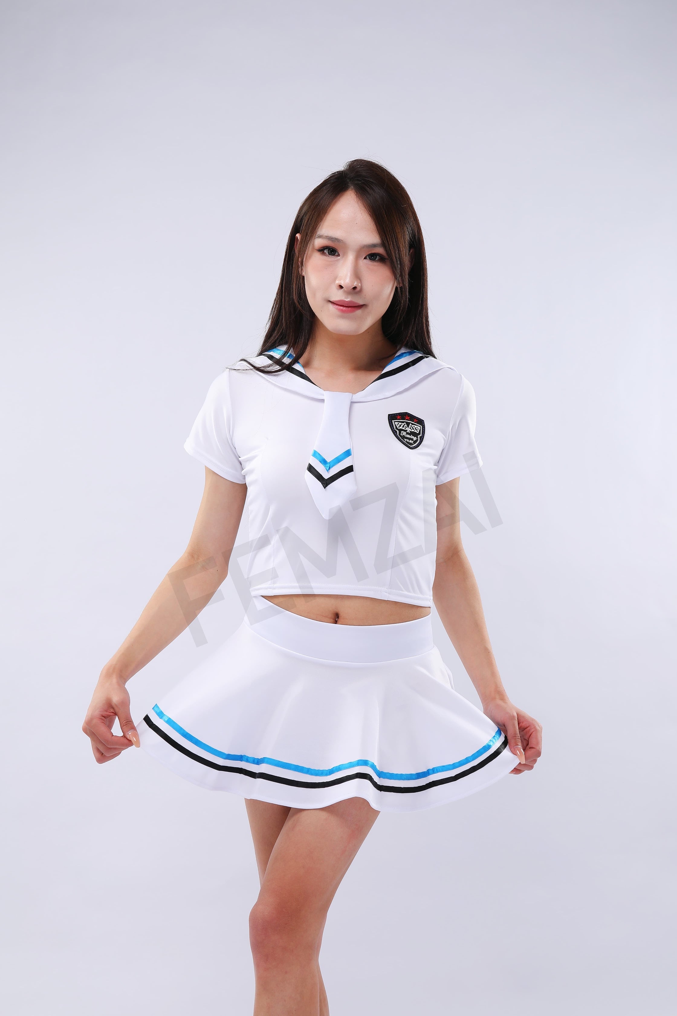 White Sailor Uniform Set