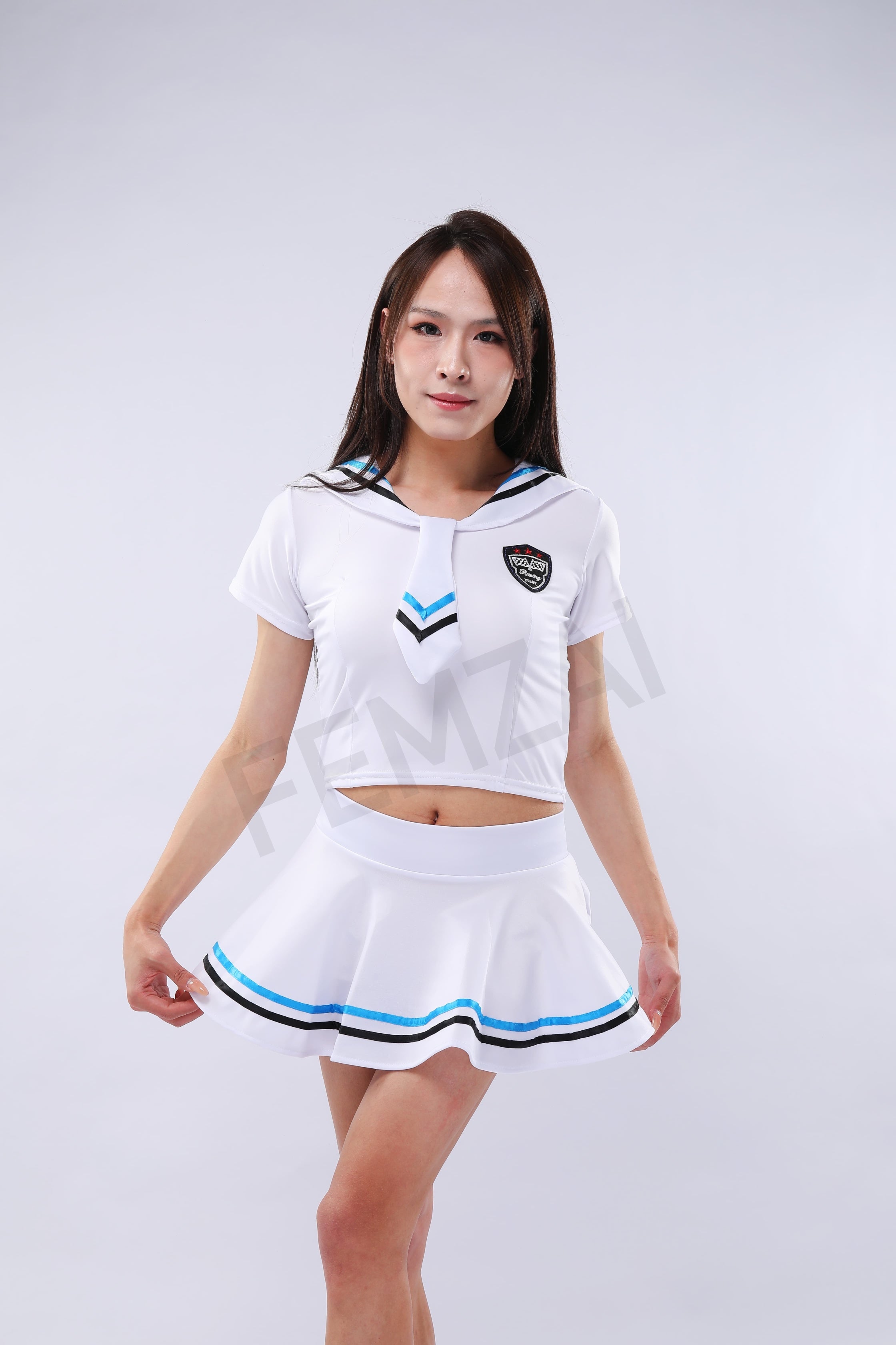 White Sailor Uniform Set