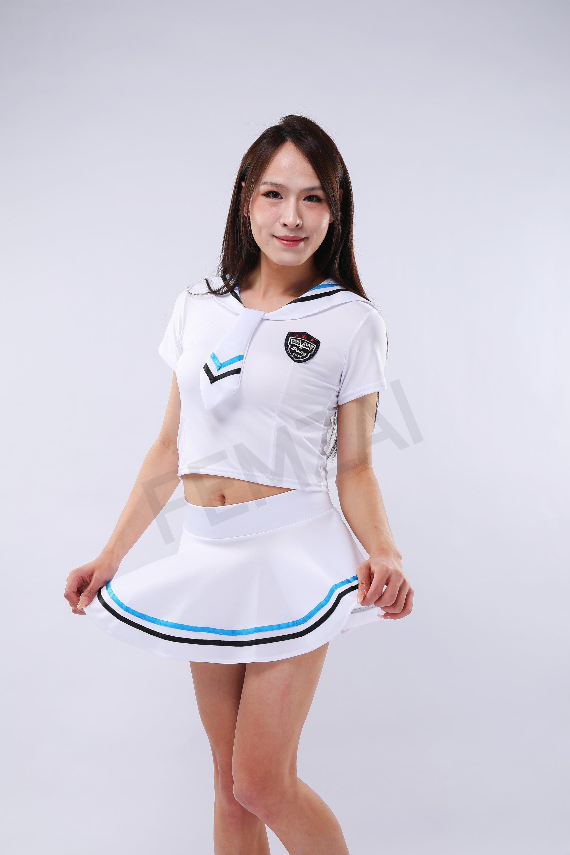 White Sailor Uniform Set