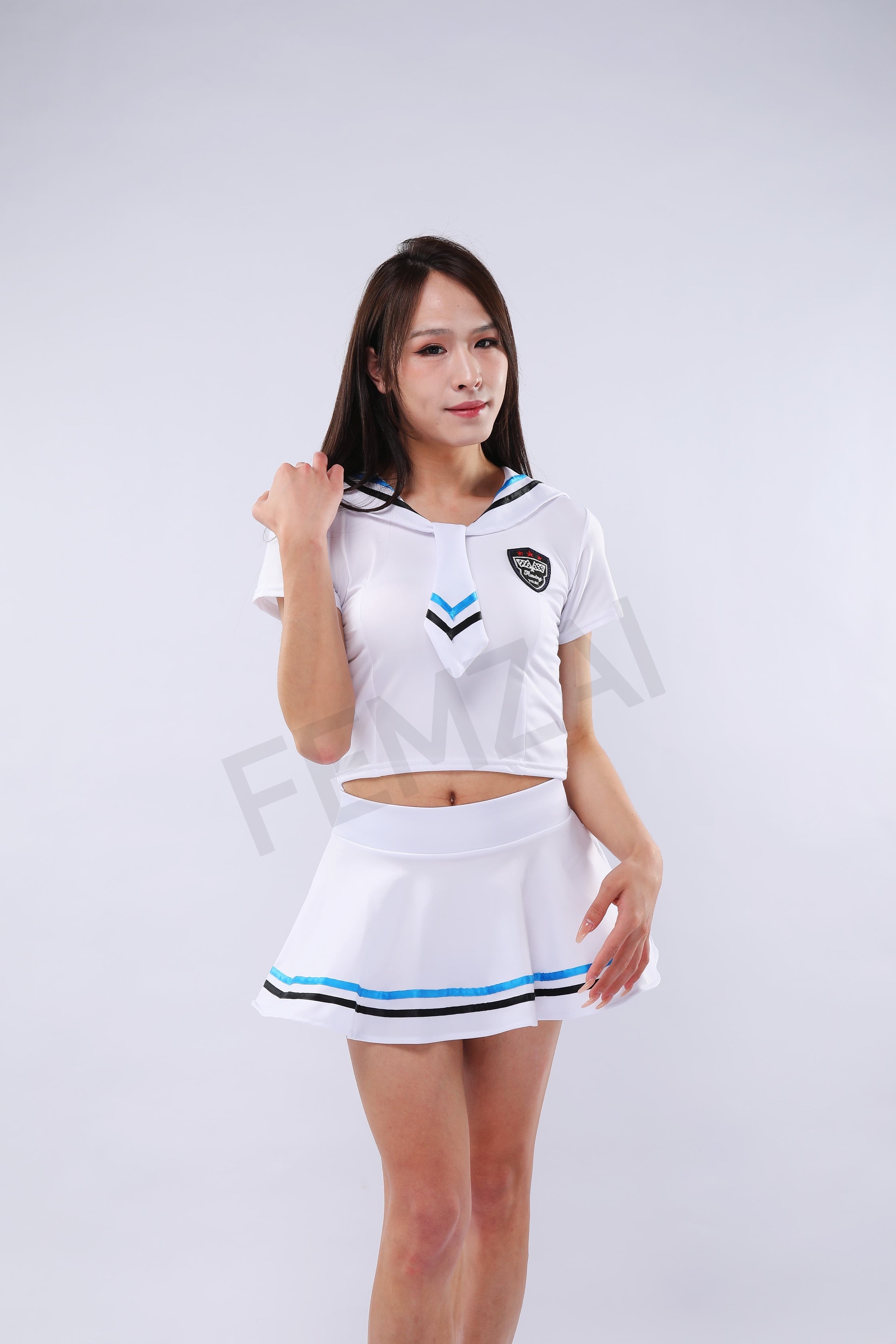 White Sailor Uniform Set