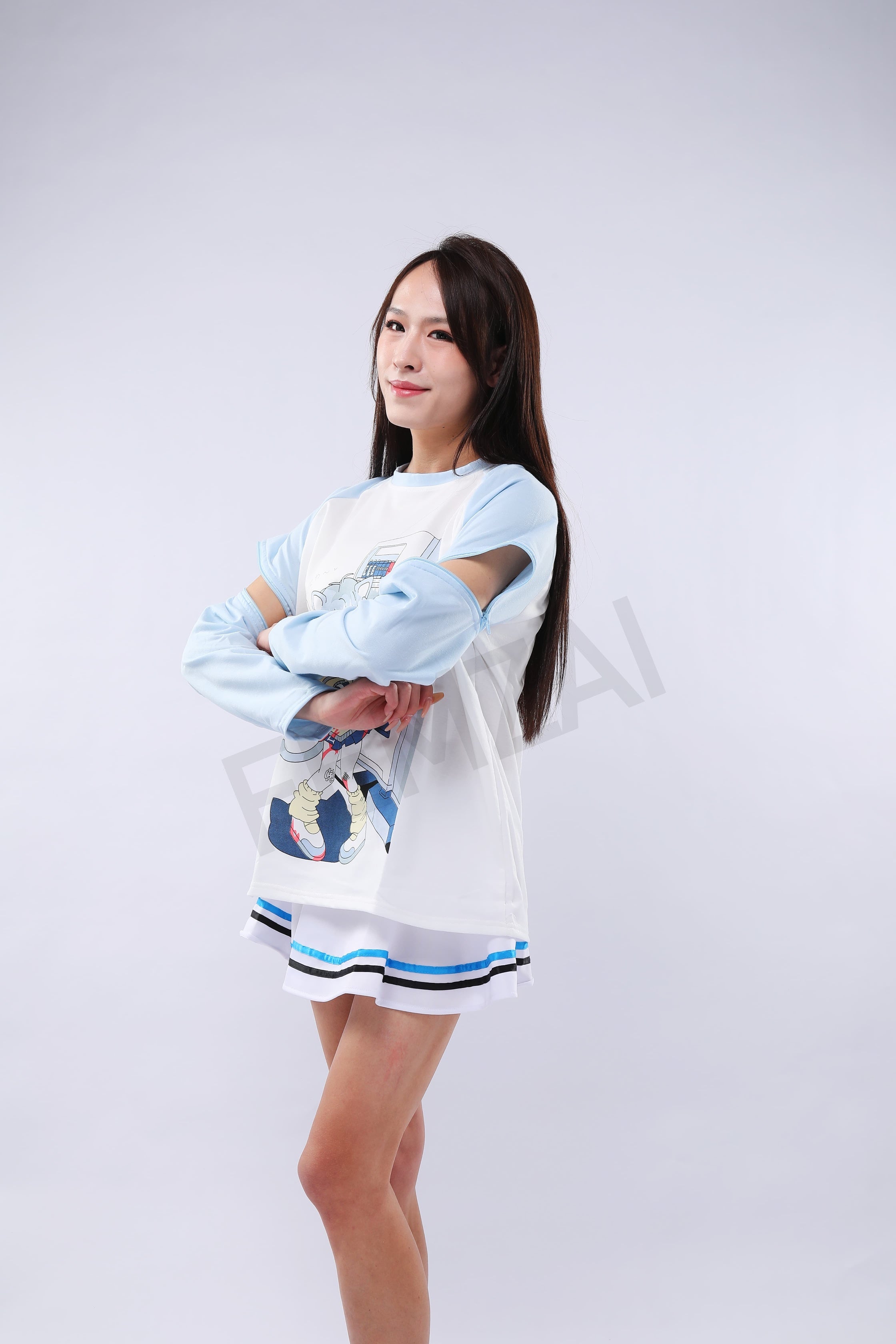 Detachable Catboy Sleeve Tee