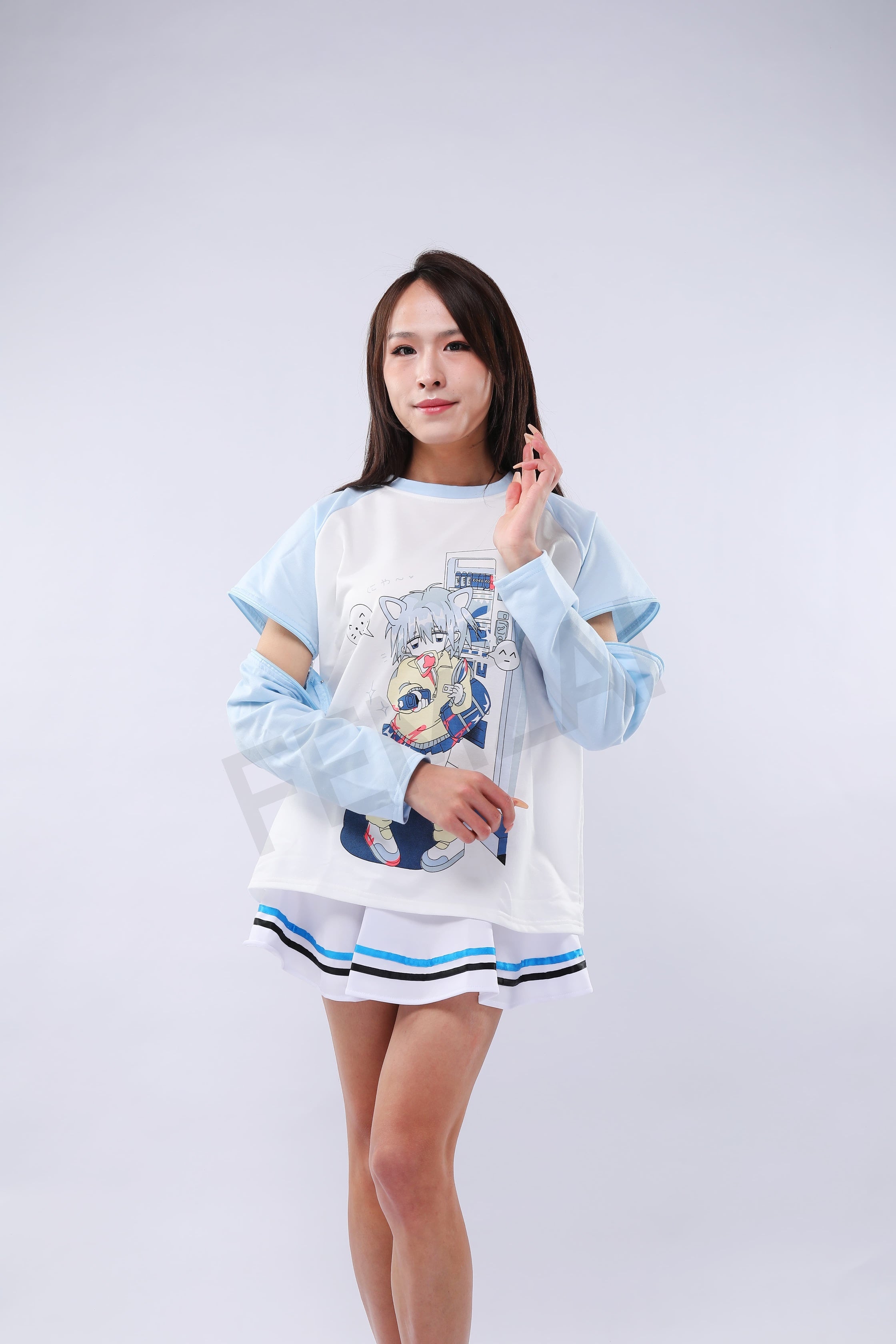 Detachable Catboy Sleeve Tee