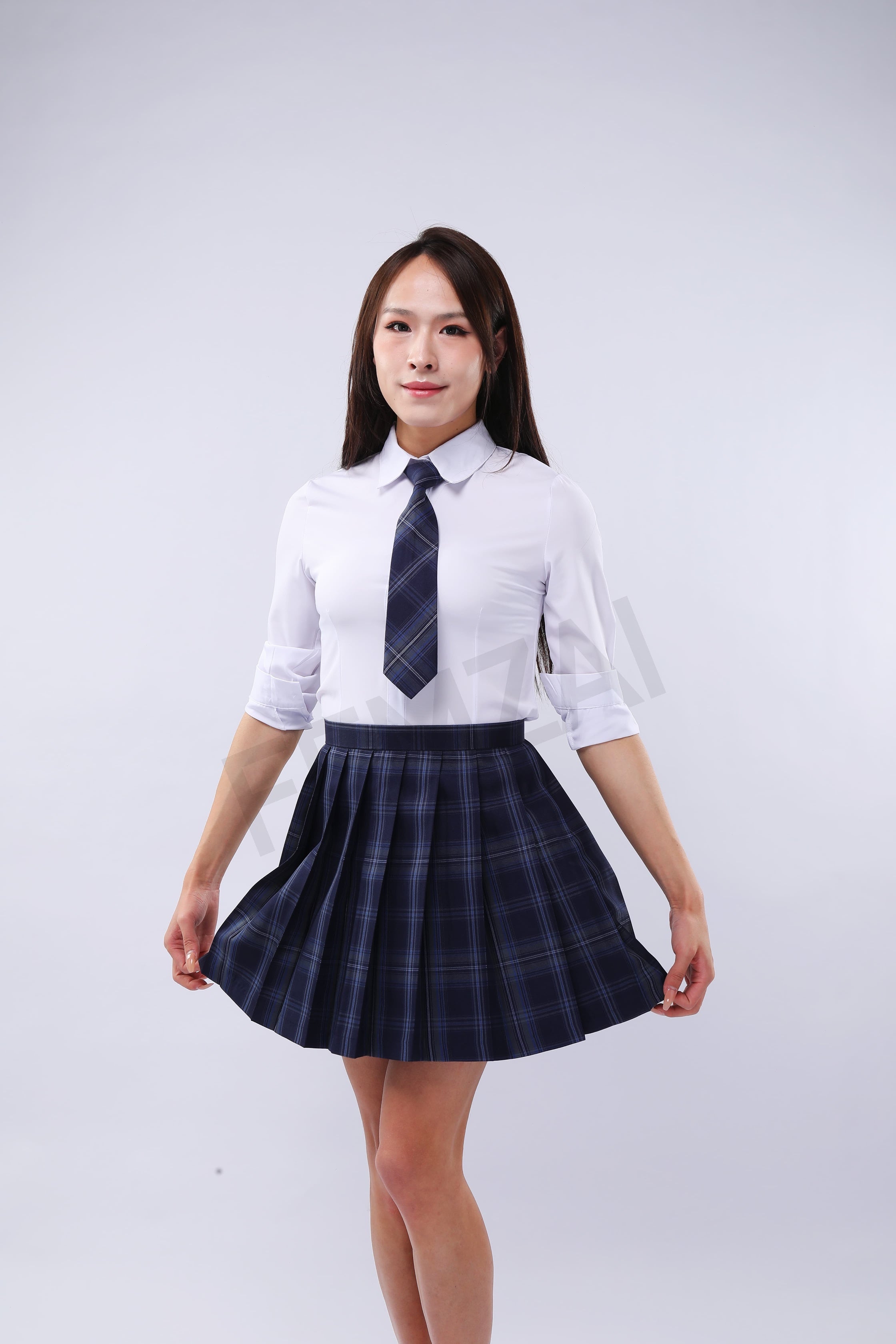 Femzai Gridded Skirts