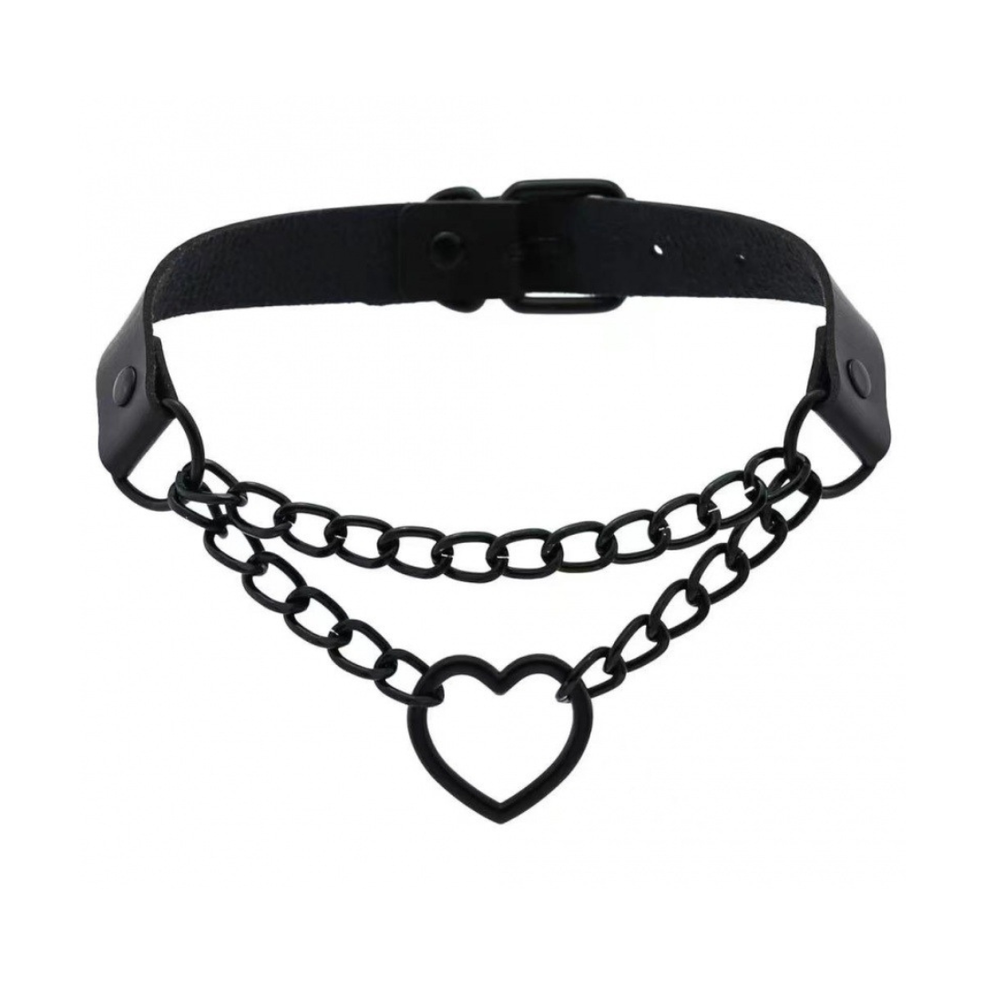Goth Boy Leather Choker