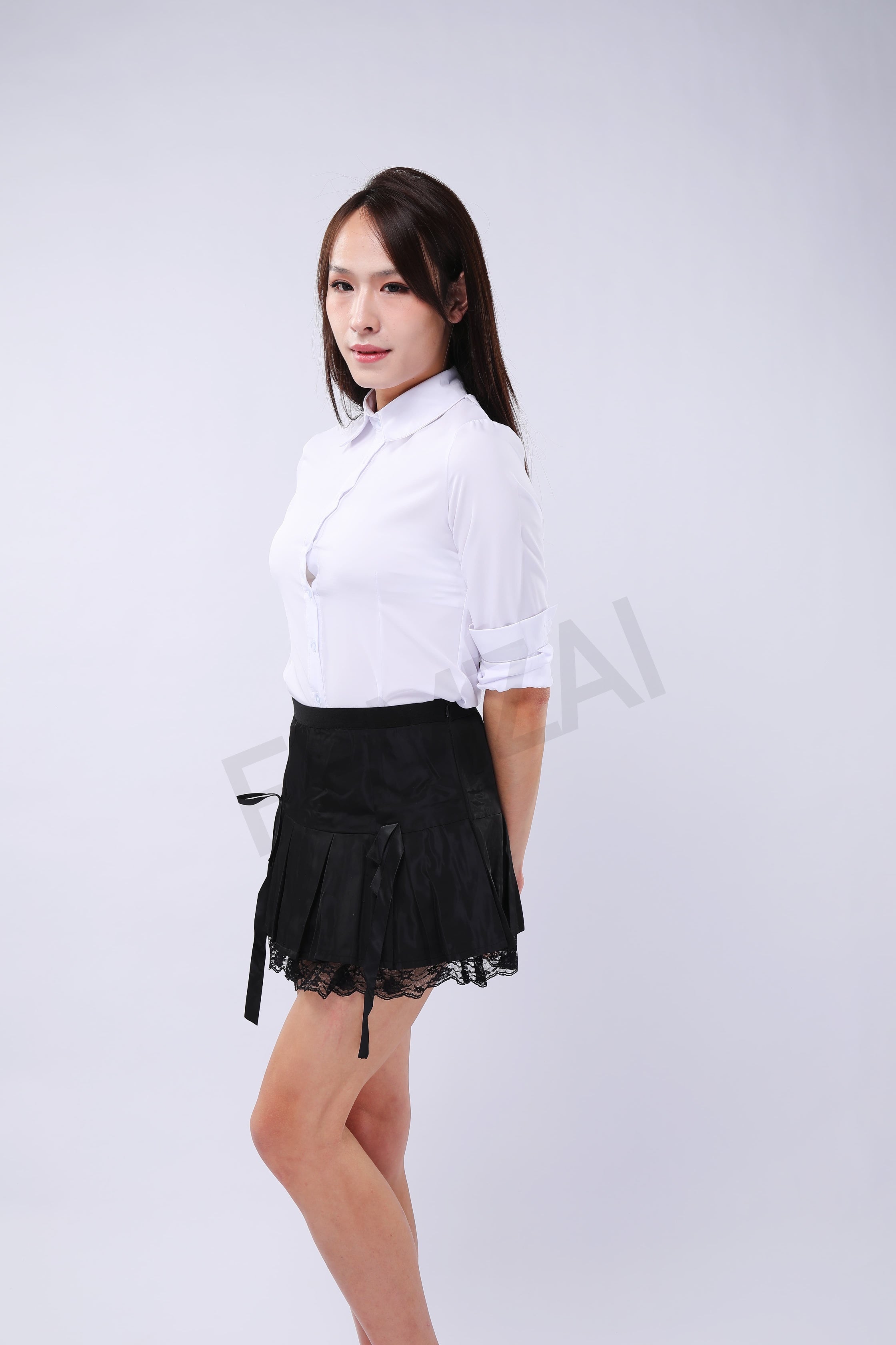 Bowknot & Lace Skirt