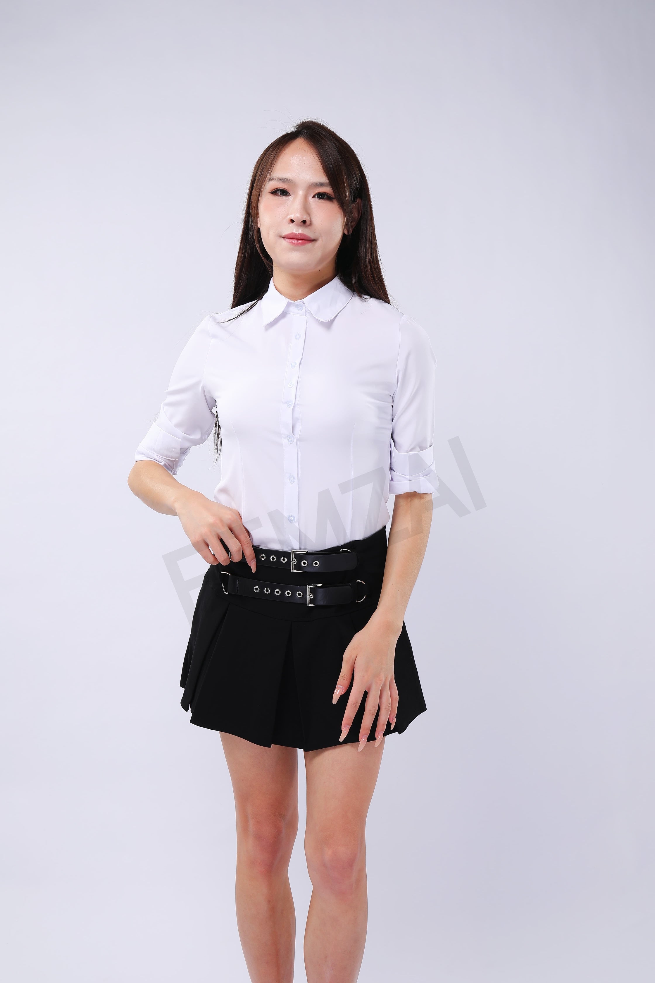 Punk Skirt w/ Leather Belt