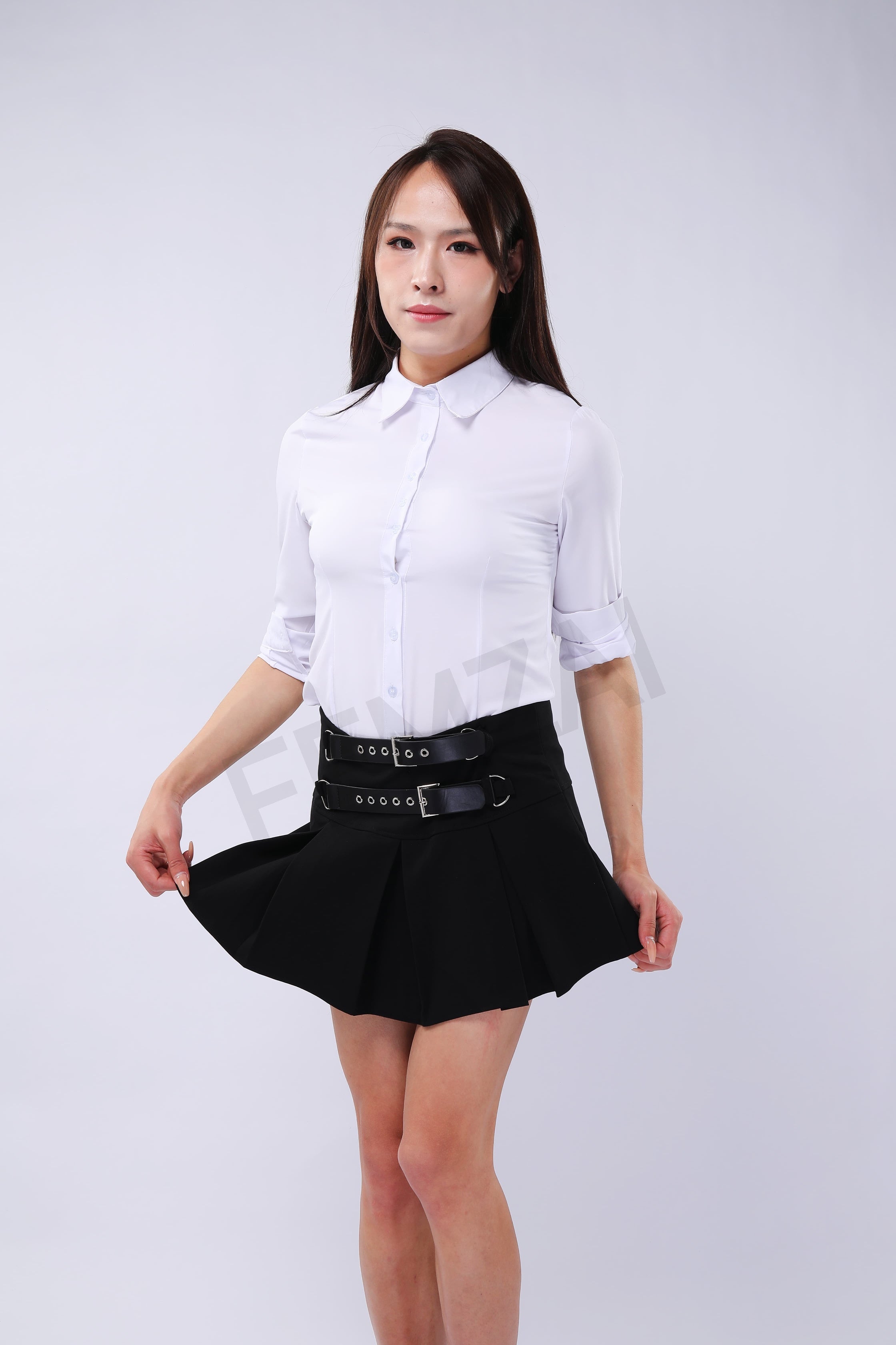 Punk Skirt w/ Leather Belt