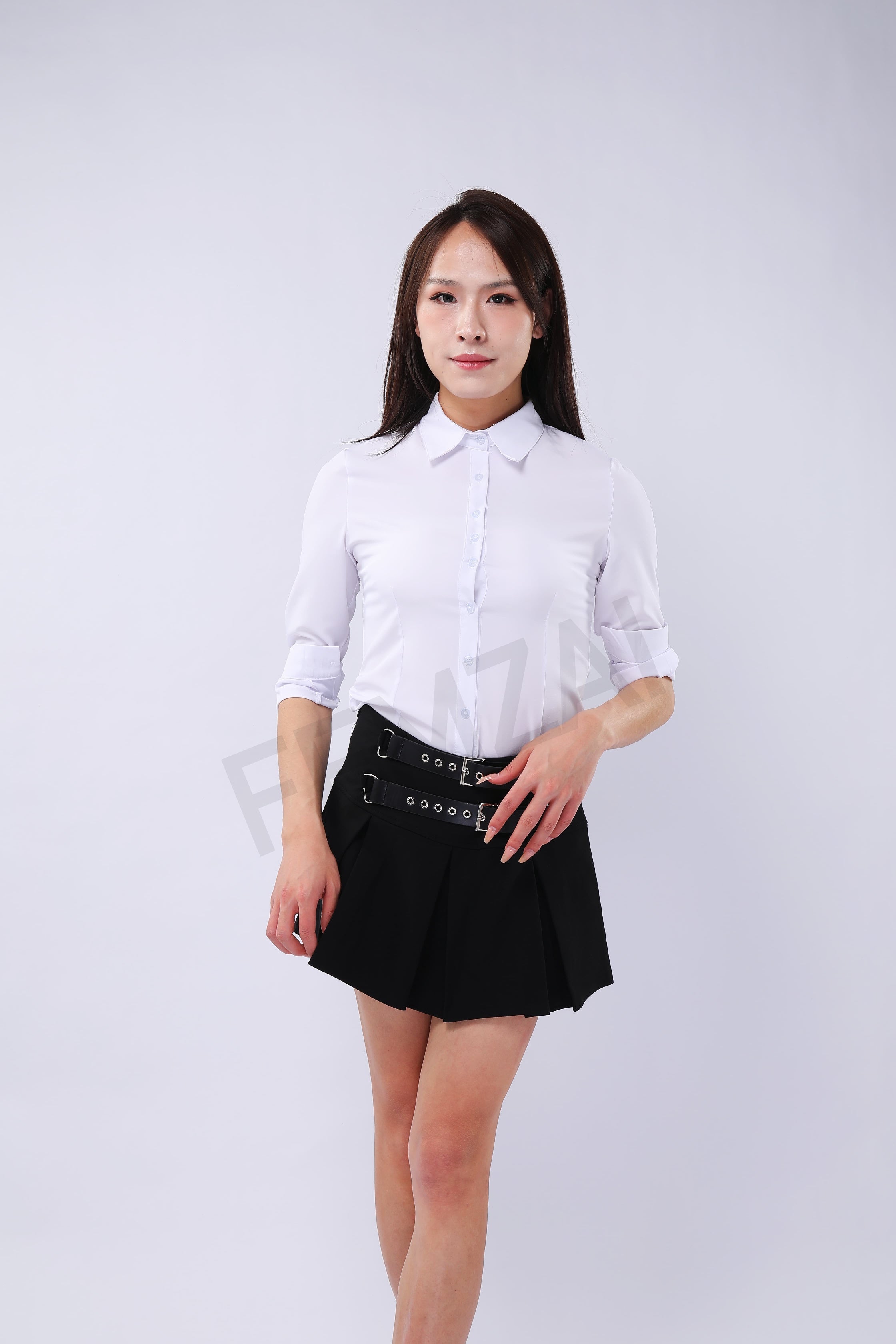 Punk Skirt w/ Leather Belt