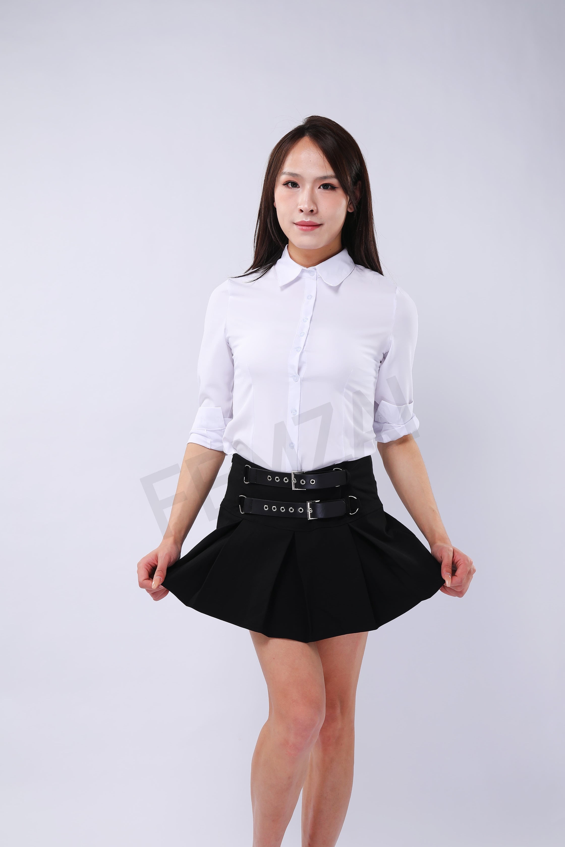 Punk Skirt w/ Leather Belt
