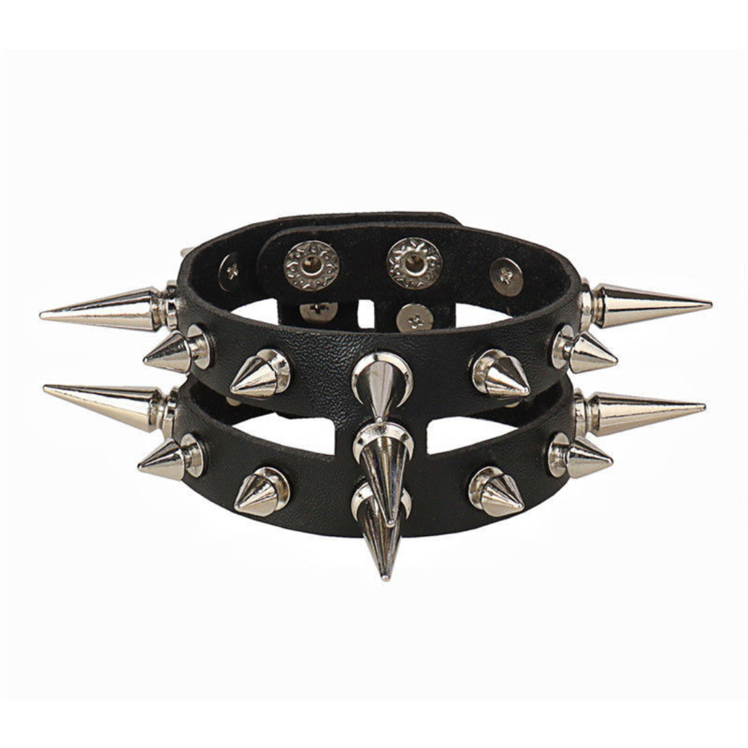 Goth Boy Leather Bracelet