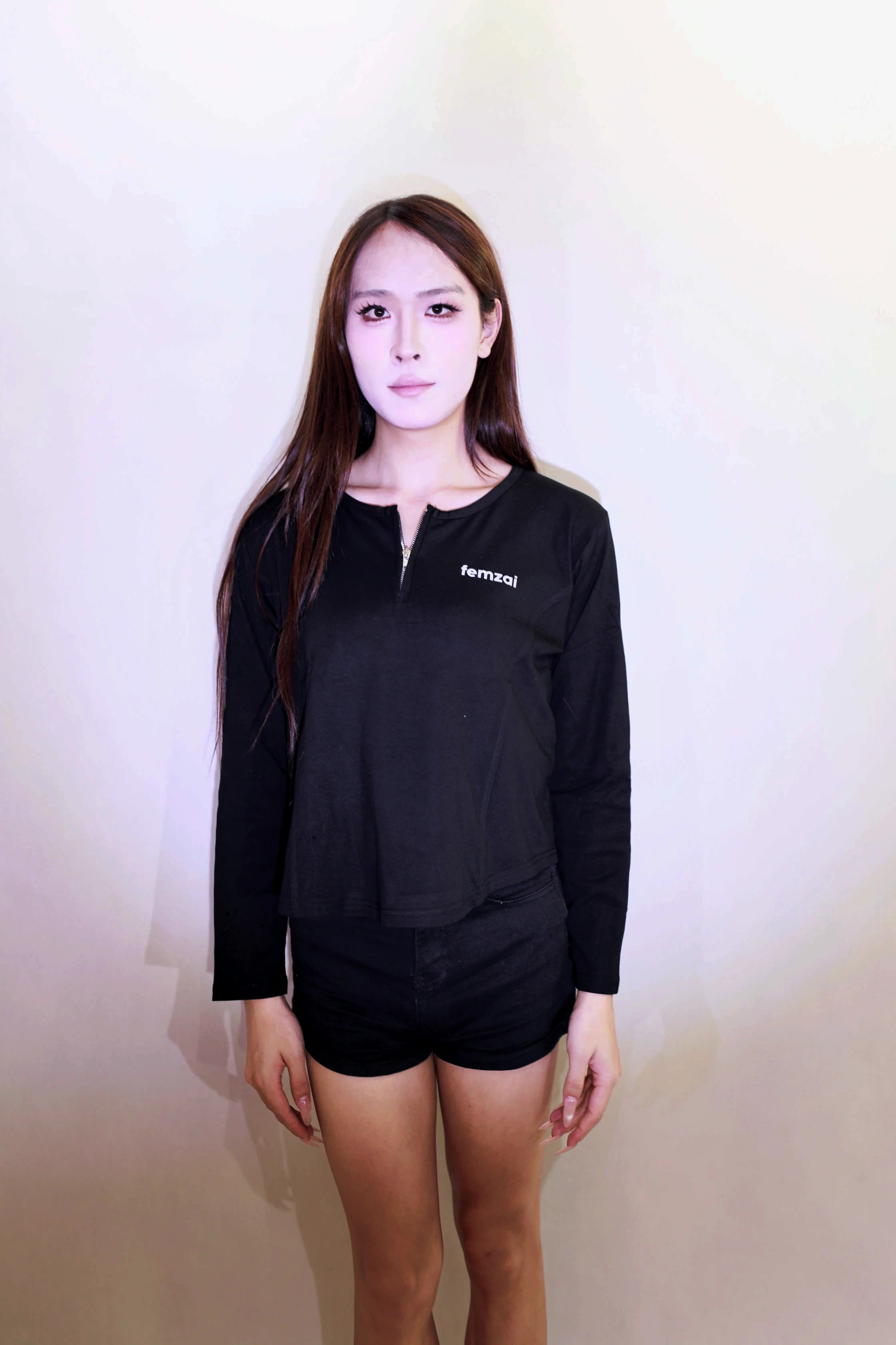 Zai-curve Catboy Top