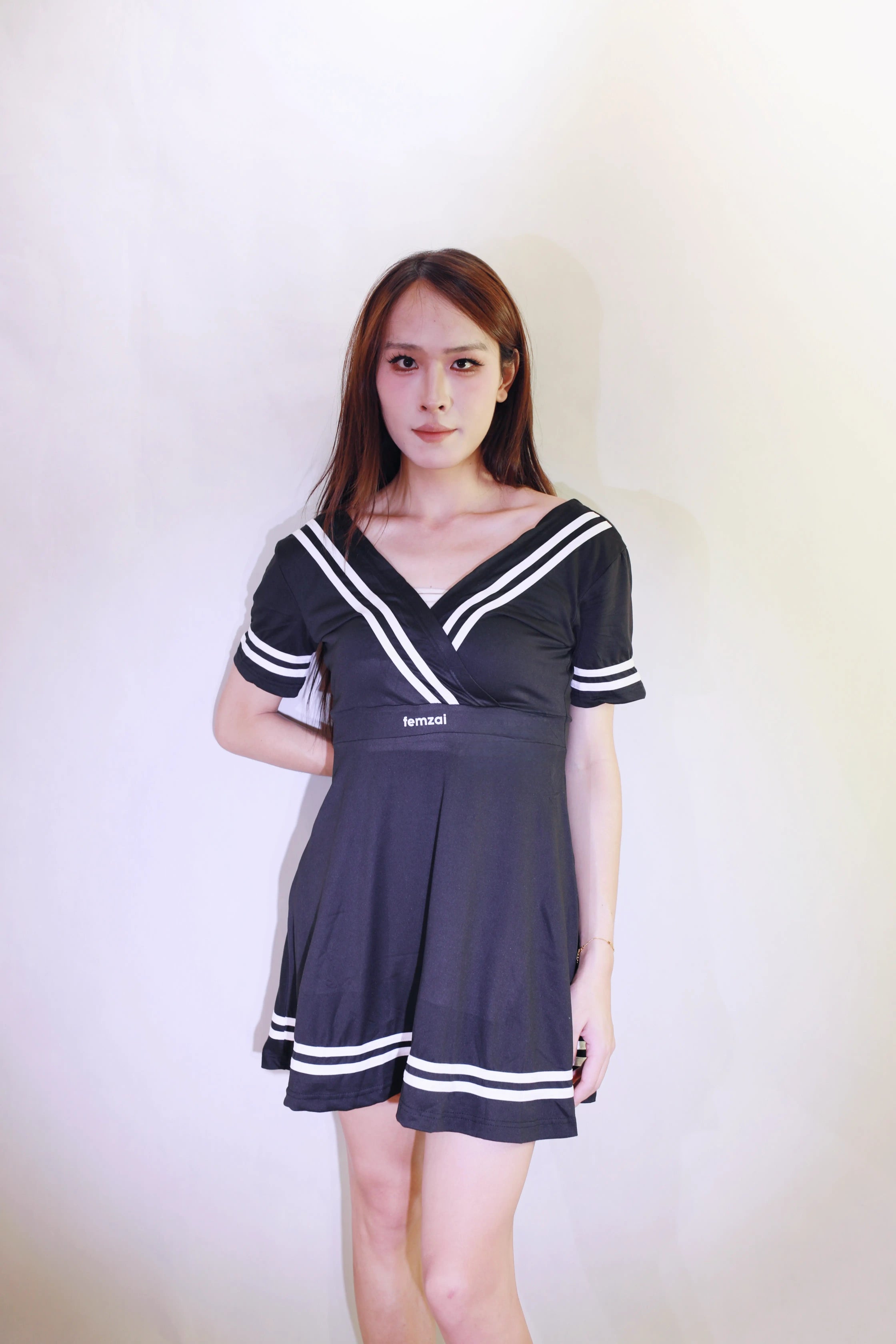 Contour Stripe Dress