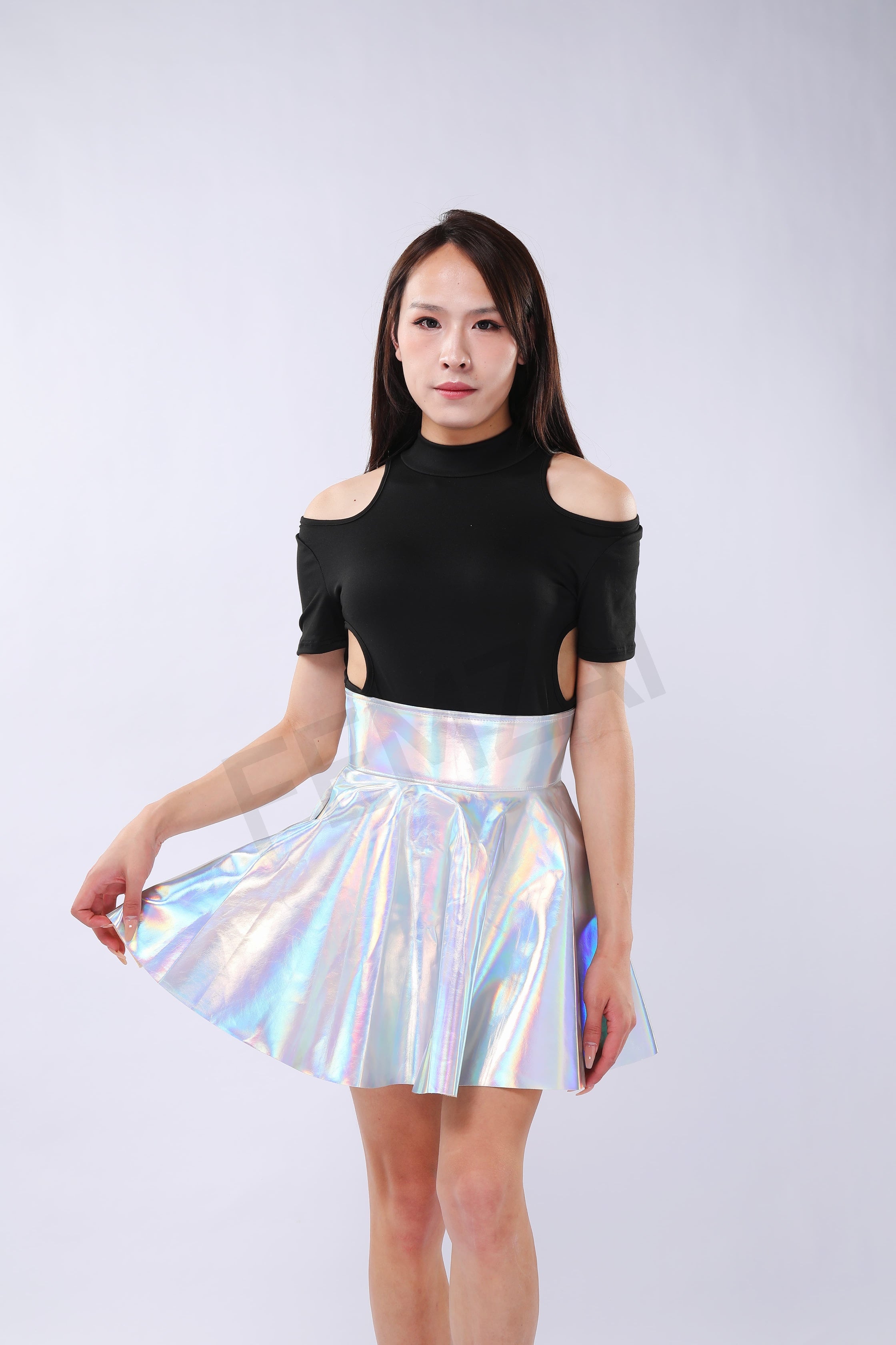 Holographic Femboy Skirt