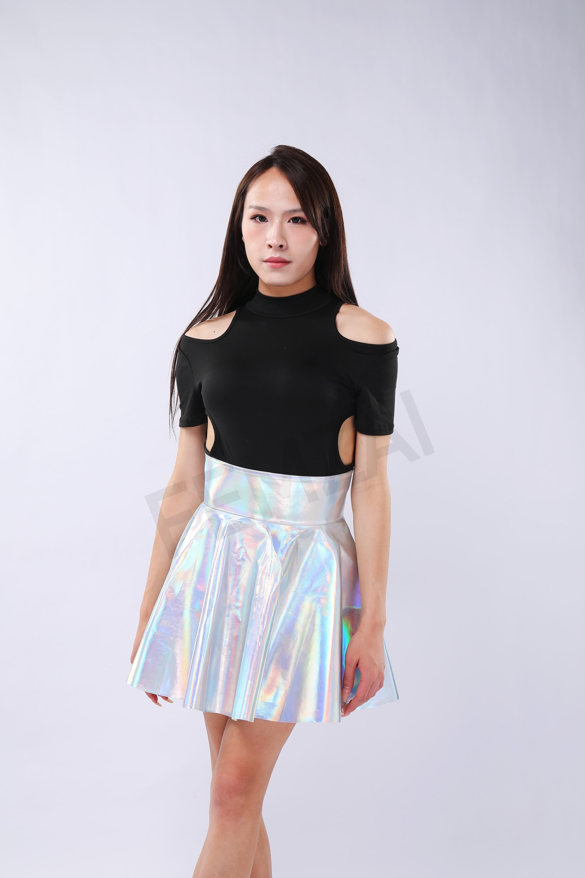Holographic Femboy Skirt