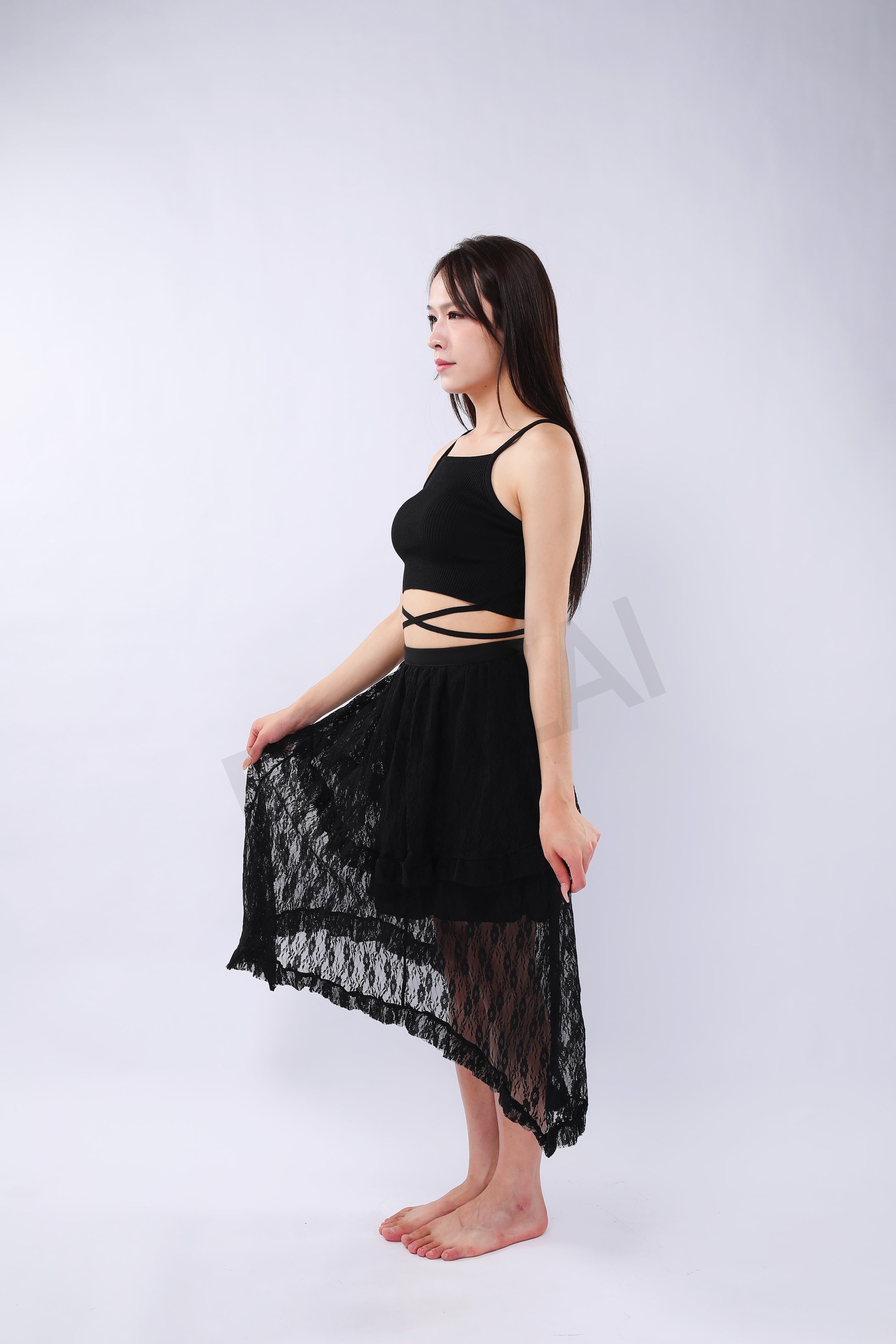 Lace Long Skirt