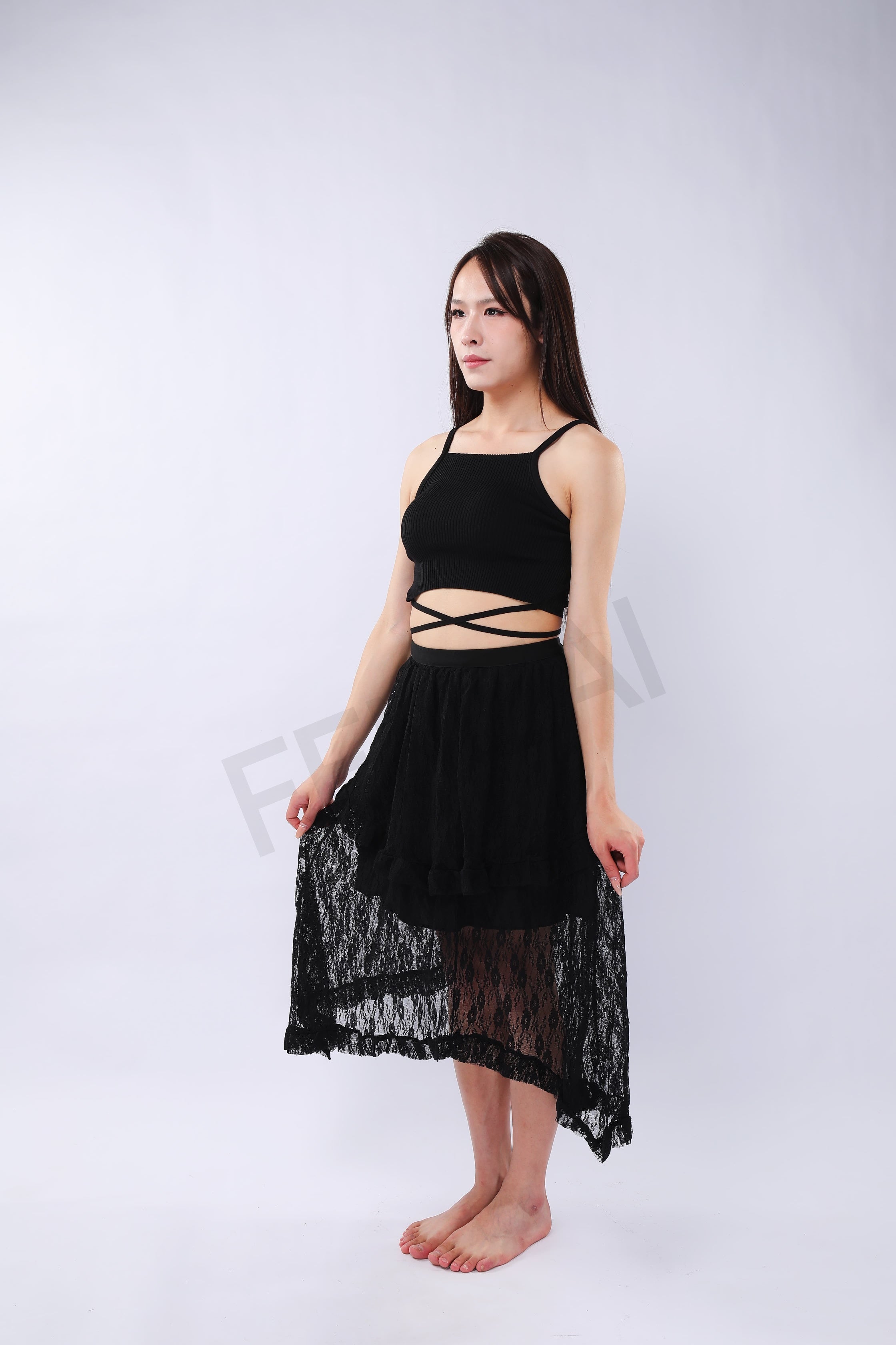 Lace Long Skirt