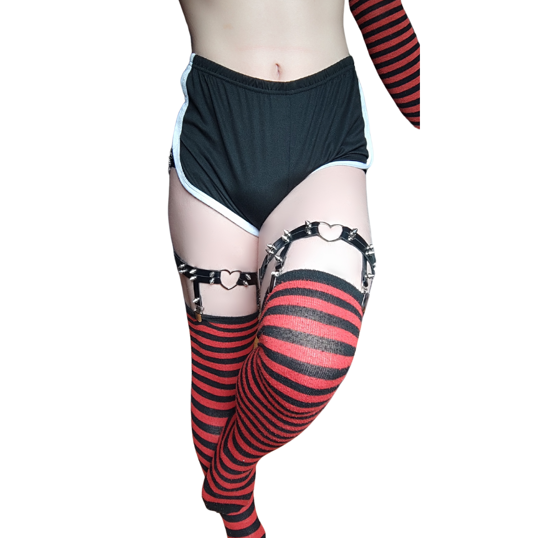 Femboy Leather Leg Rings/Garters