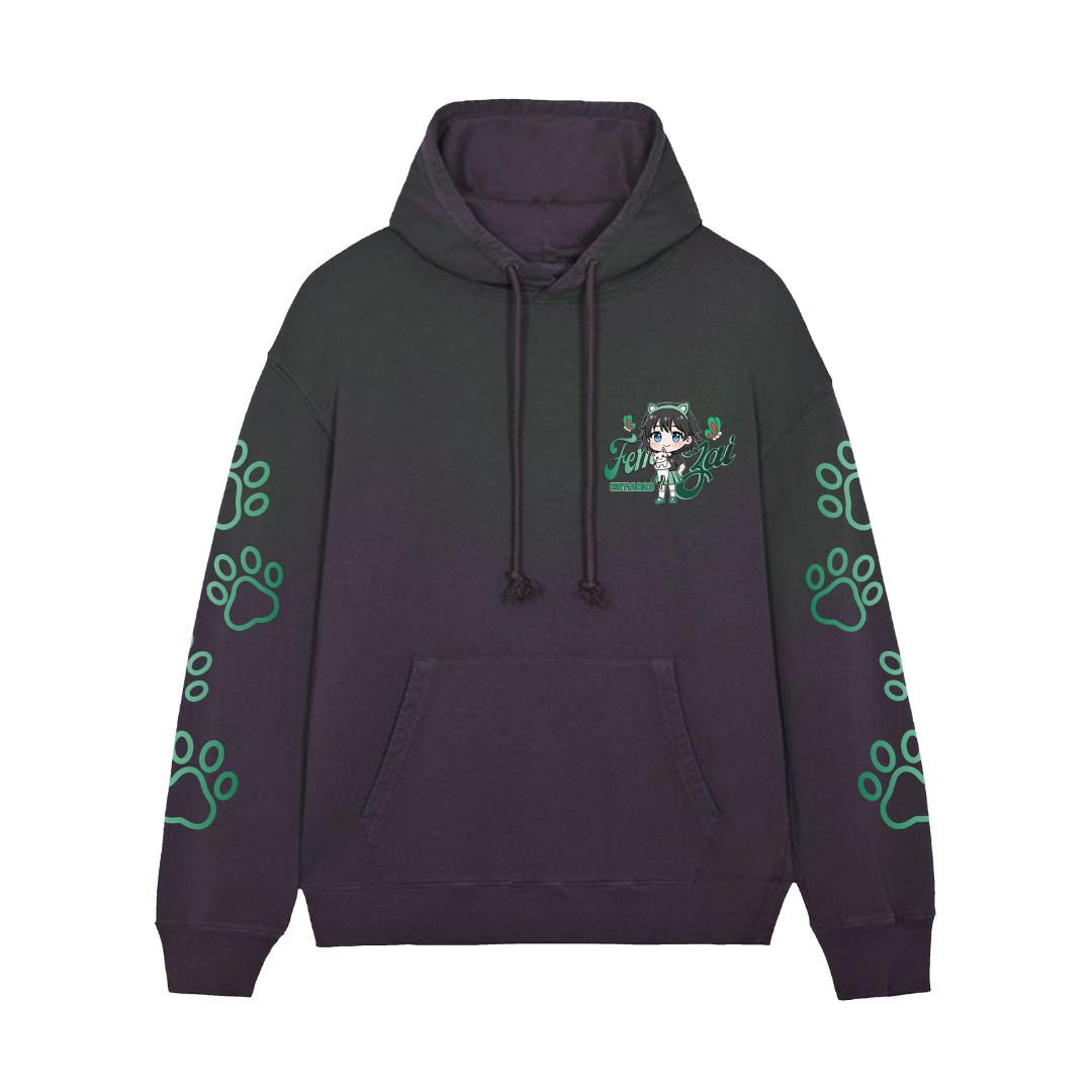 Femzai® Premium Cotton Cosmic Dusk Gradient Hoodie