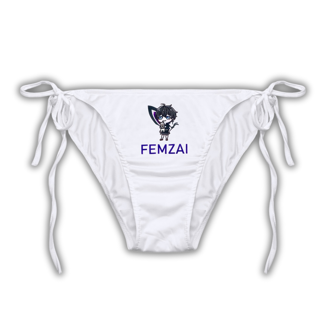 Femzai® Femboy Liv Bikini Set (White)