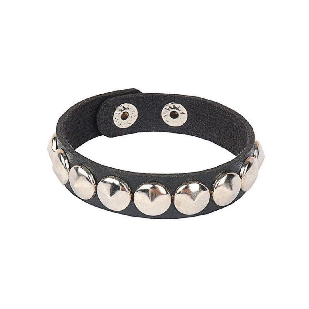 Goth Boy Leather Bracelet