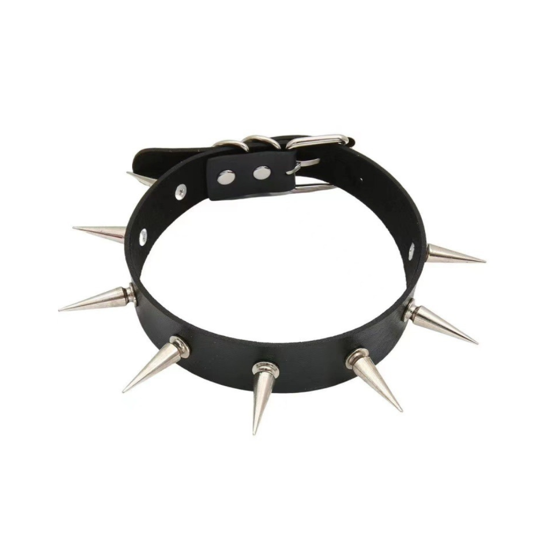 Goth Boy Leather Choker