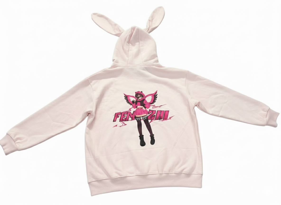 Femzai® Angel Bunny Hoodie