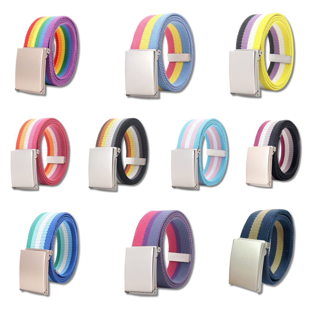 LGBT Canvas Belt