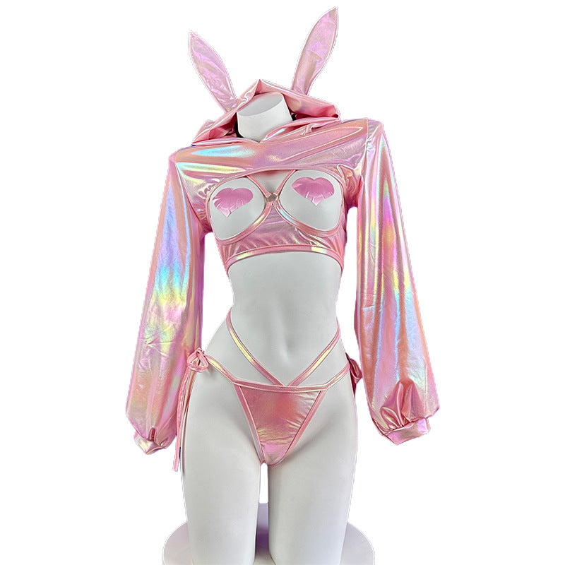 Pink Bunny Lingerie Set