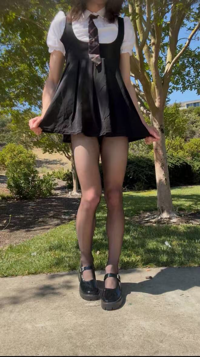 Femboy Puff Sleeve Blouse & Pleated Skirt 2-in-1 Set