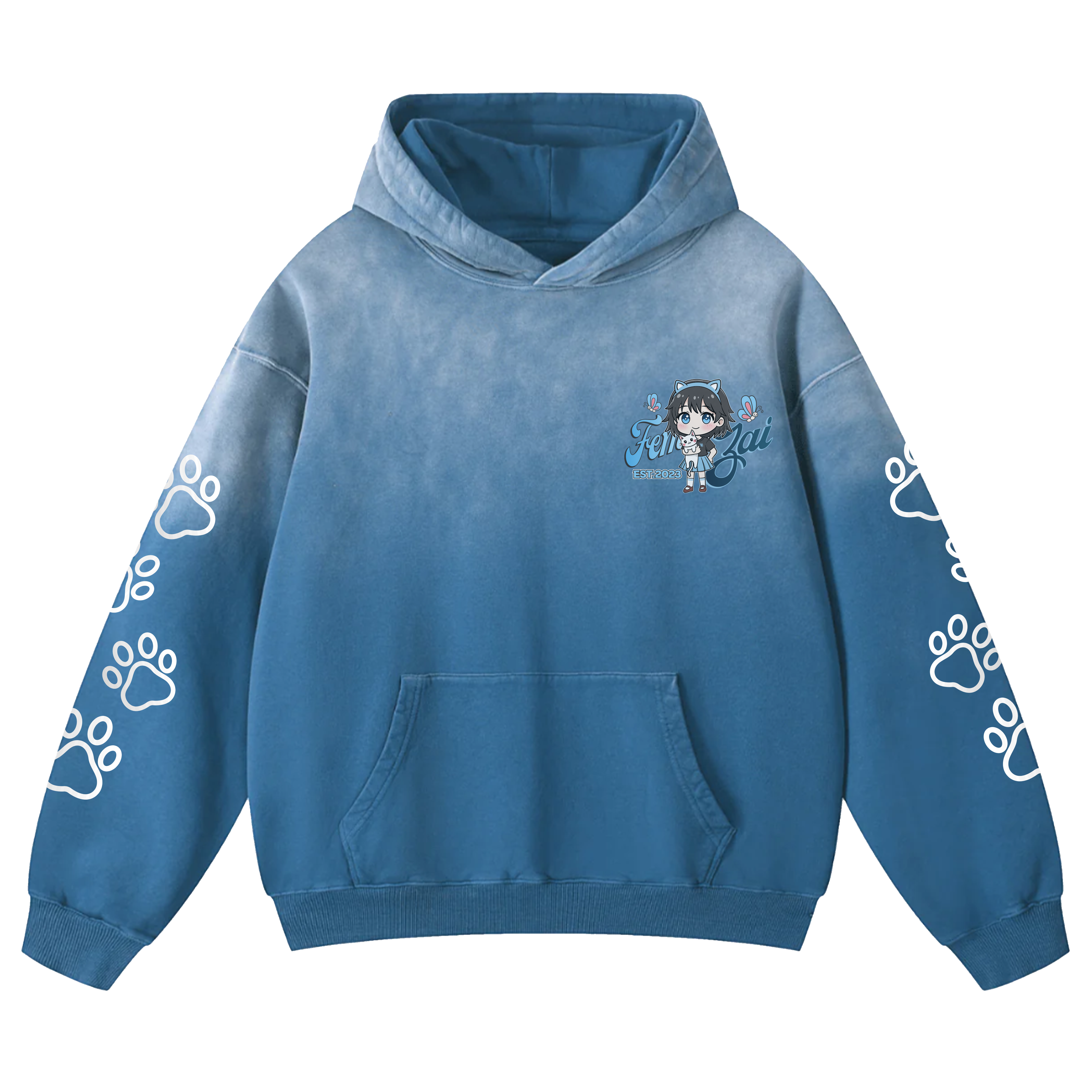 Femzai® Premium Cotton Ombré Dream Hoodie