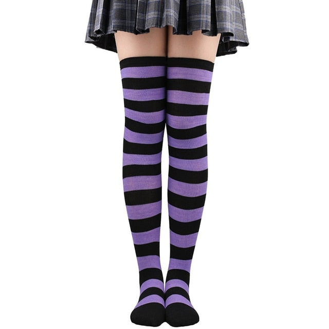 Striped Thigh-Highs