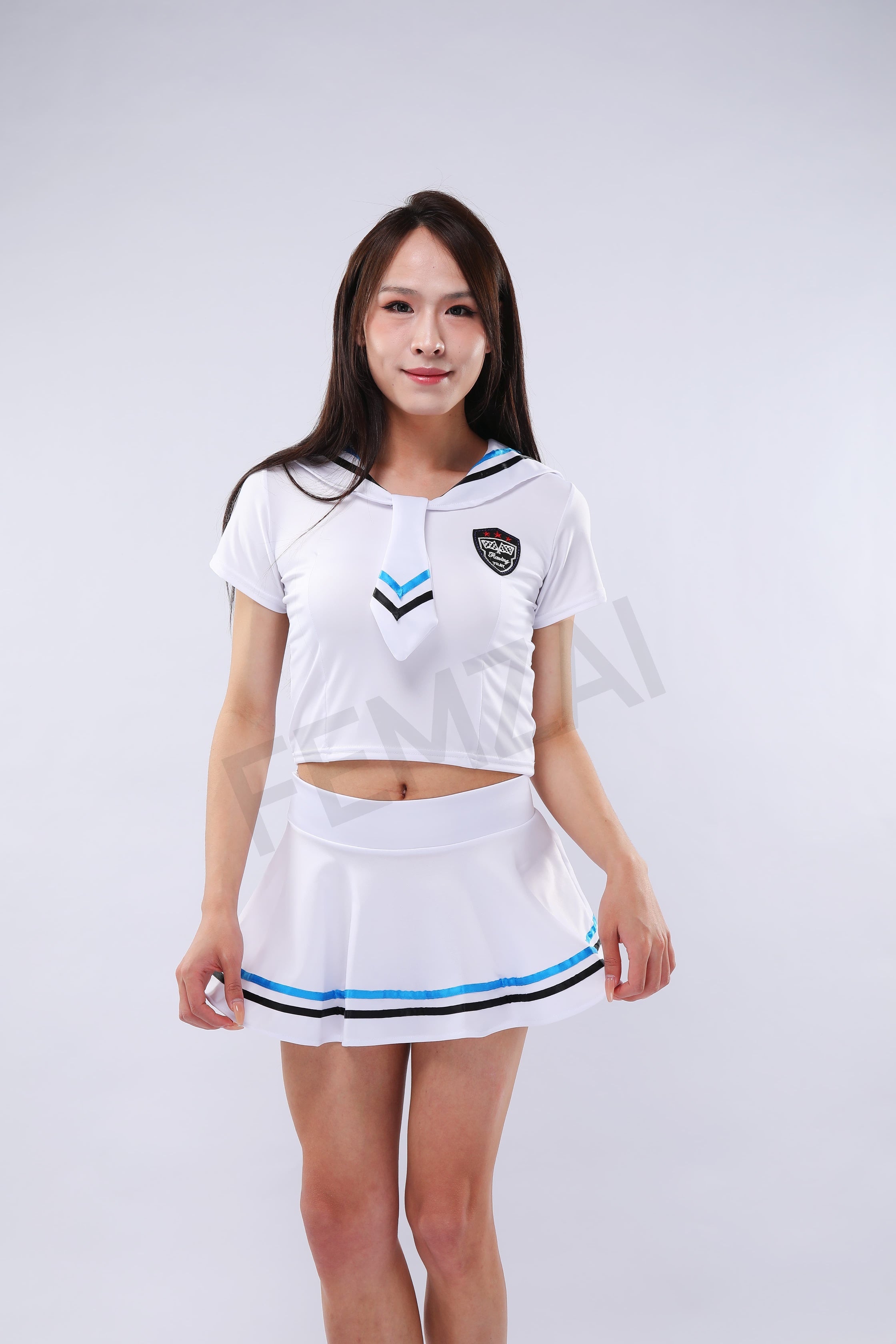 White Sailor Uniform Set