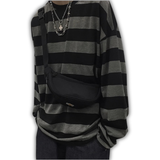 Striped Grunge Long Sleeve