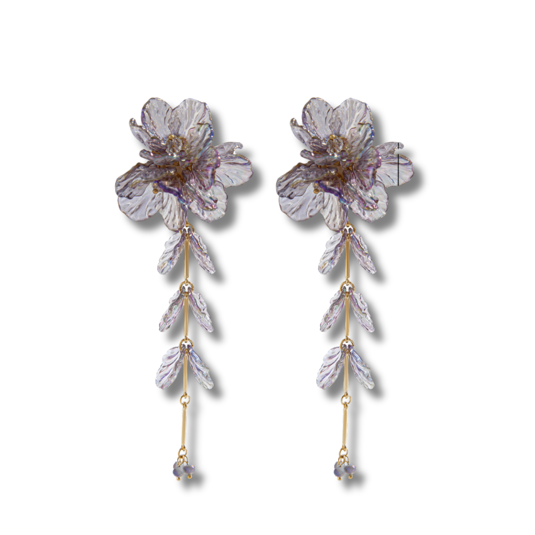 Scallop Flower Earrings