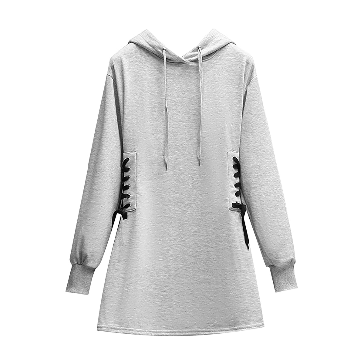 Solid Hoodie Dress - Femboy Clothing | Femzai