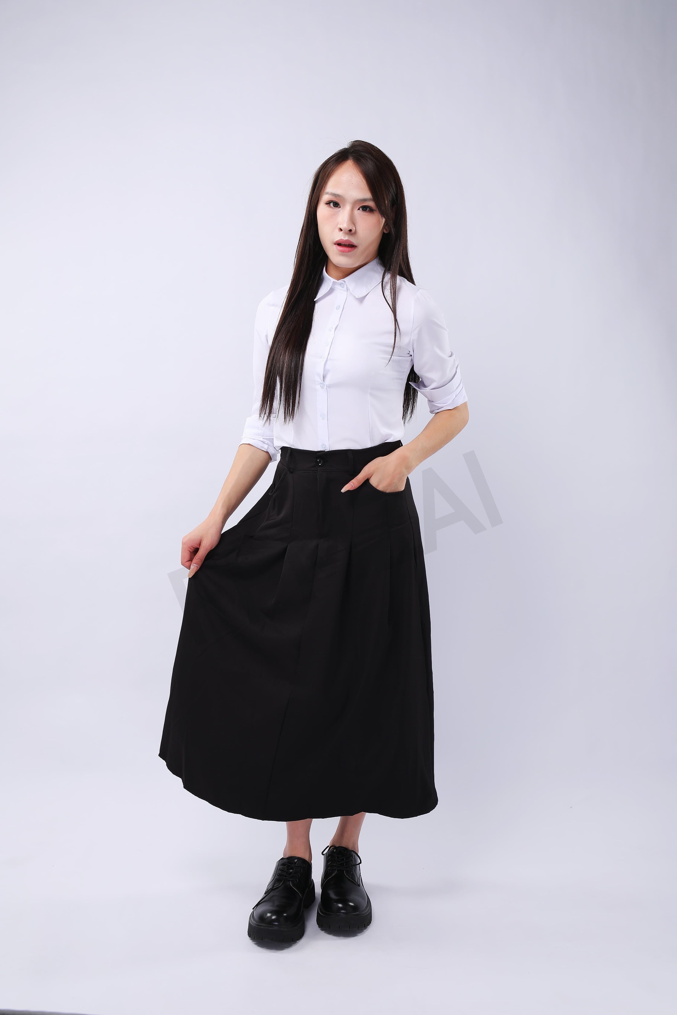 Minimalist Long Skirt