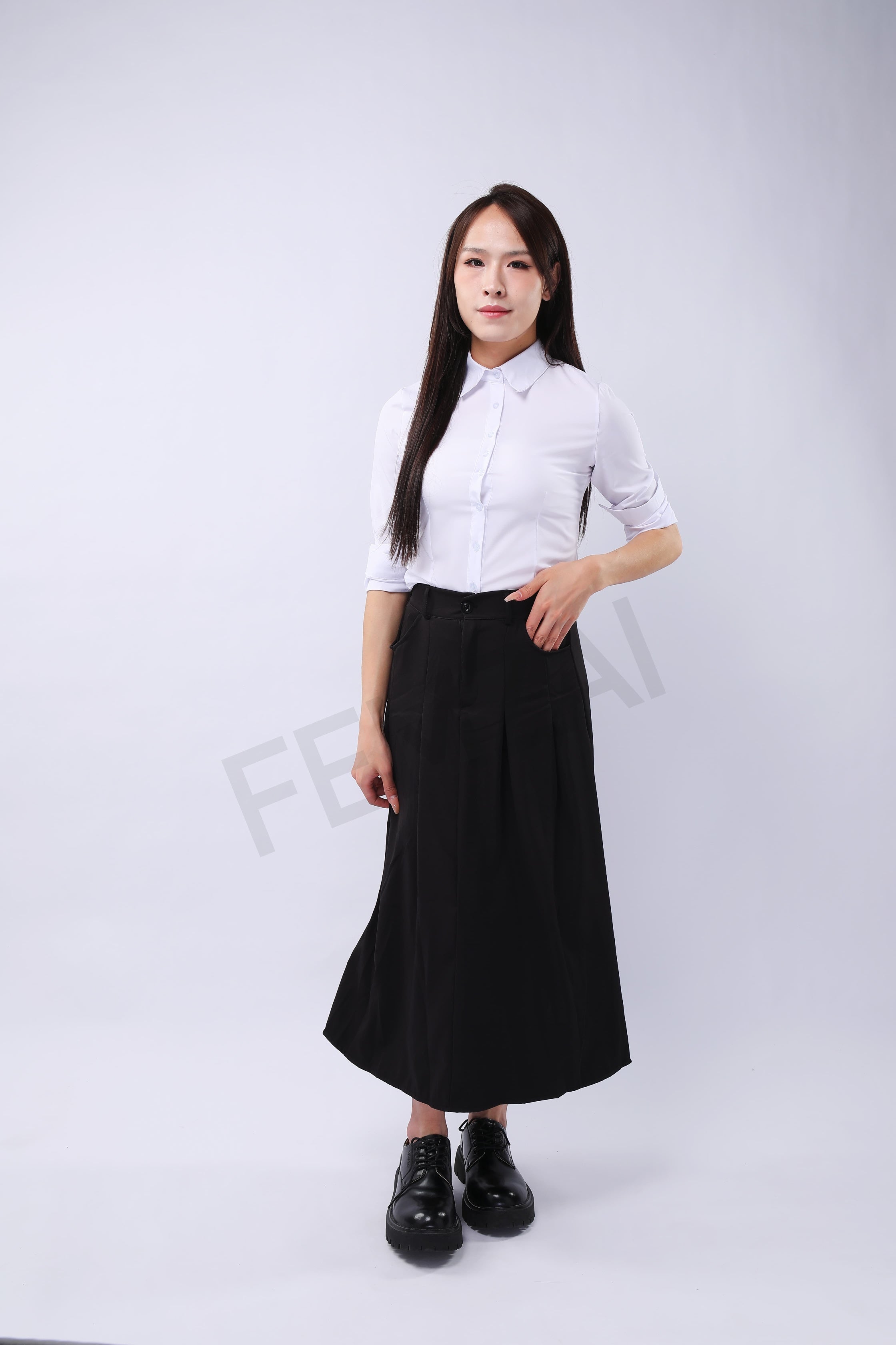 Minimalist Long Skirt