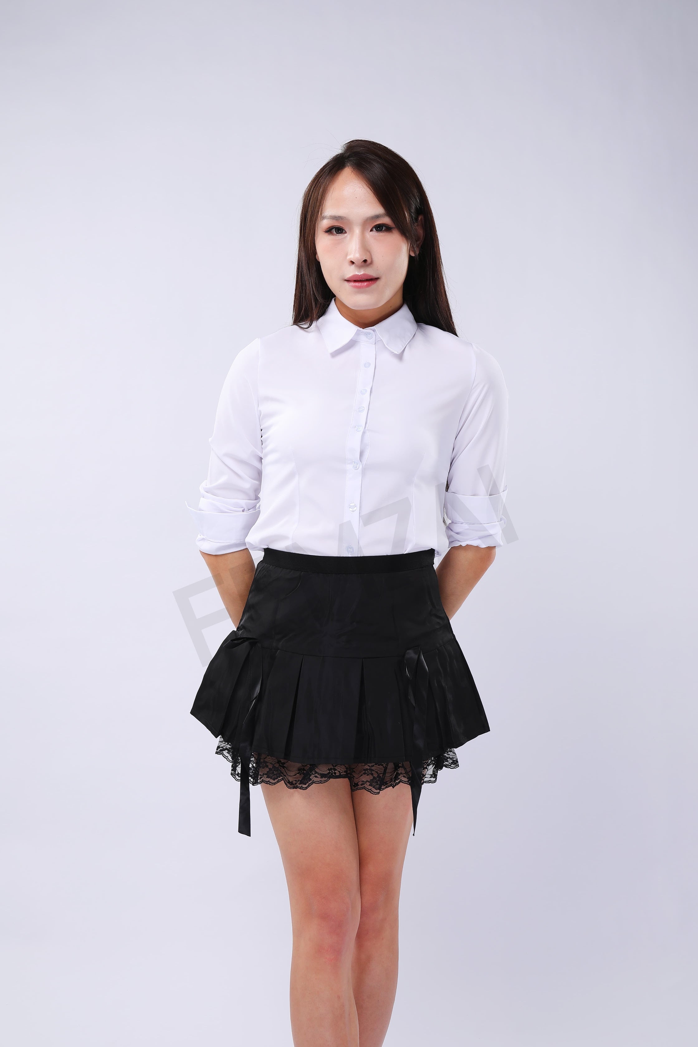 Bowknot & Lace Skirt