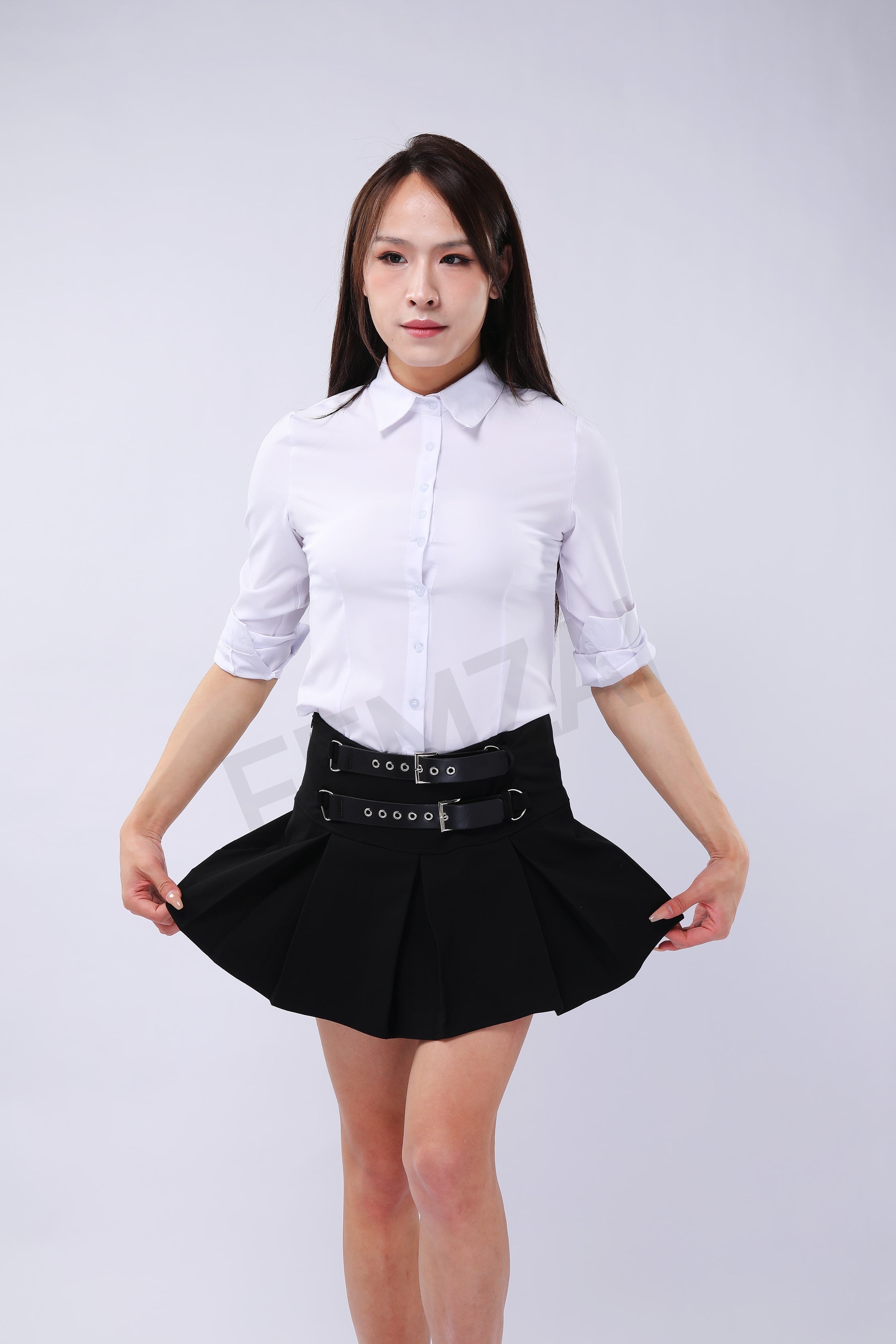 Punk Skirt w/ Leather Belt