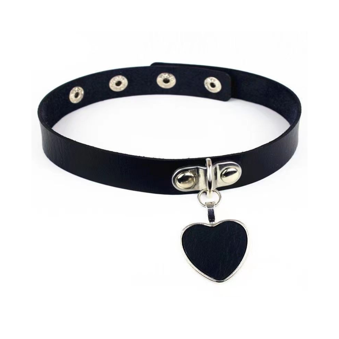 Goth Boy Leather Choker