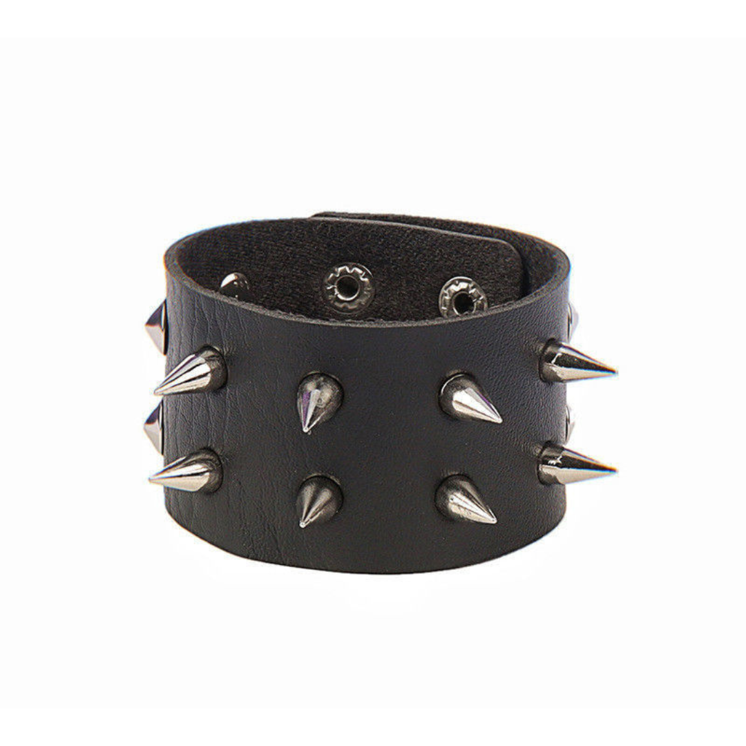 Goth Boy Leather Bracelet