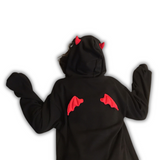 Devil Horns Oversized Hoodie