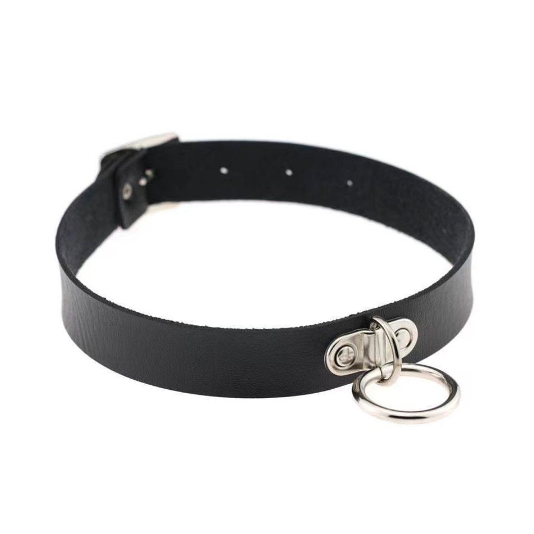 Goth Boy Leather Choker