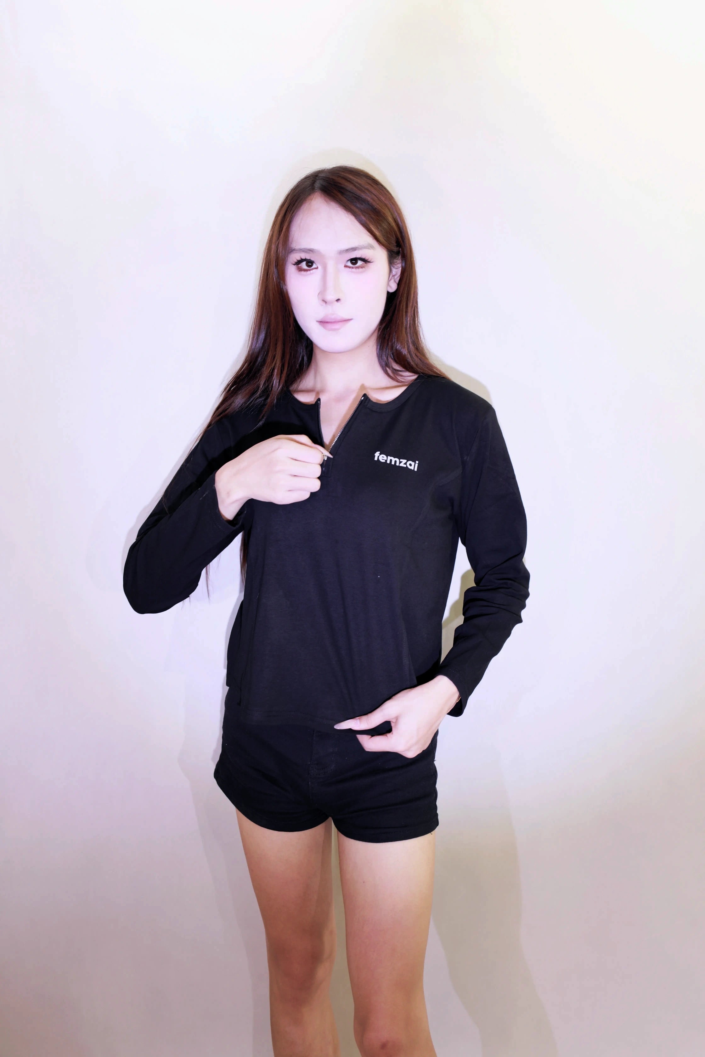 Zai-curve Catboy Top