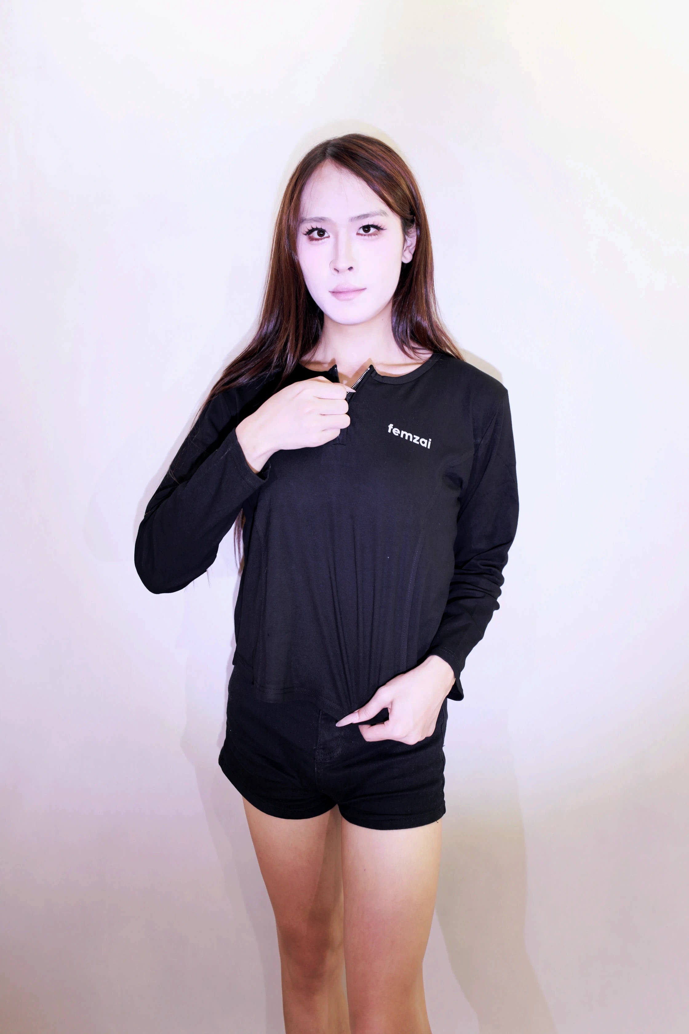 Zai-curve Catboy Top