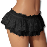 Sissy Lace Mini Skirt