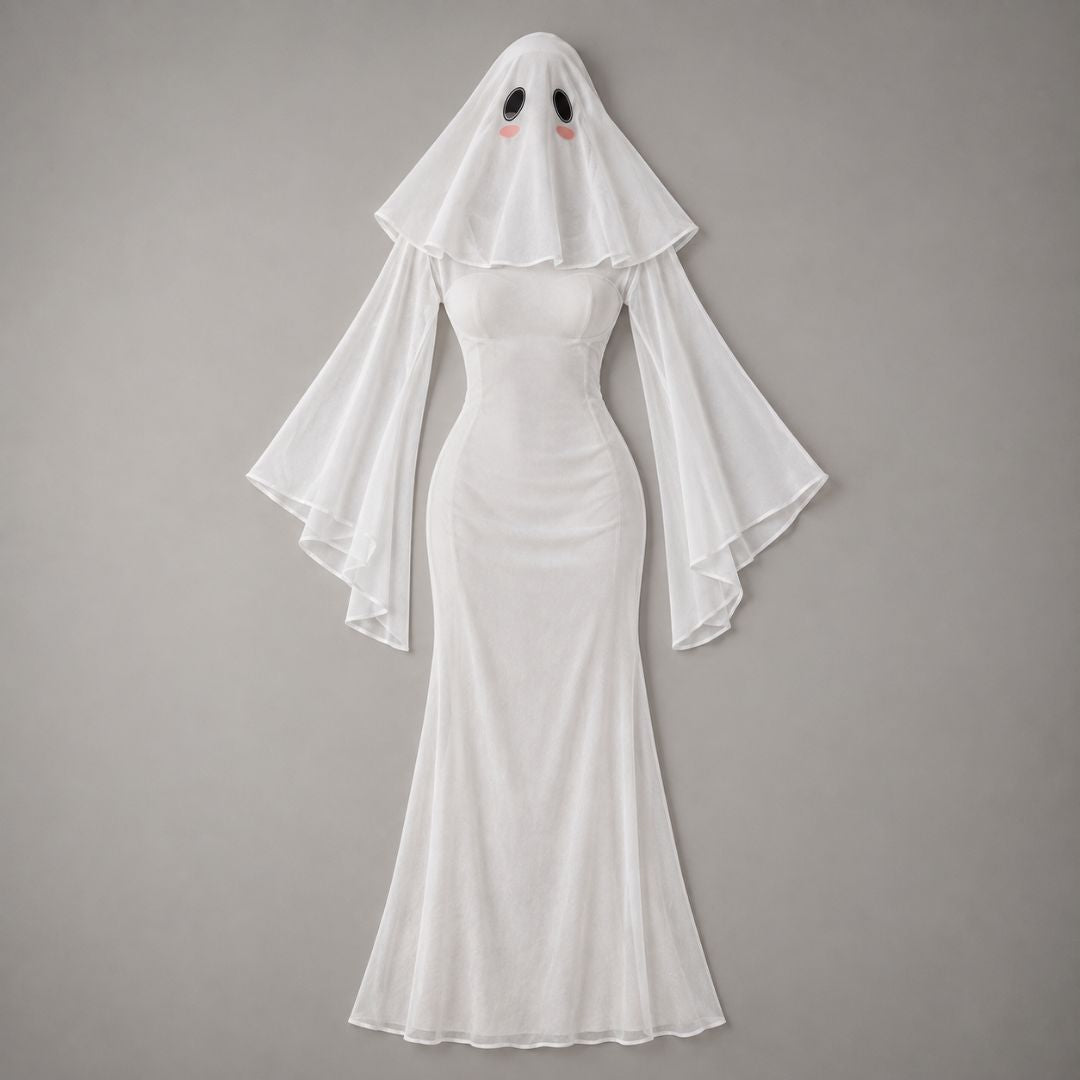 Rosalie Ghostly Veil Dress